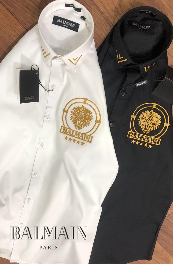 Embroidery Logo Premium Full Sleeves Shirt for Men