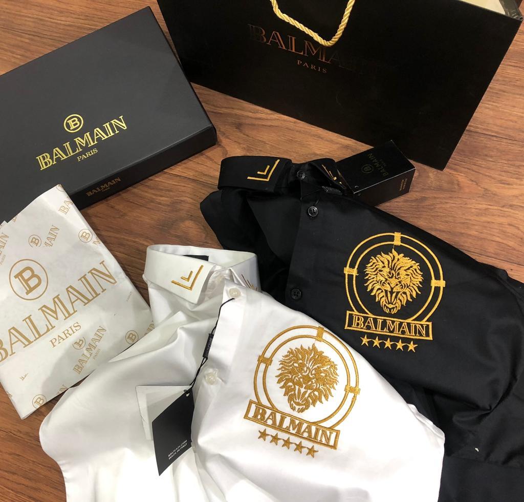 Embroidery Logo Premium Full Sleeves Shirt for Men