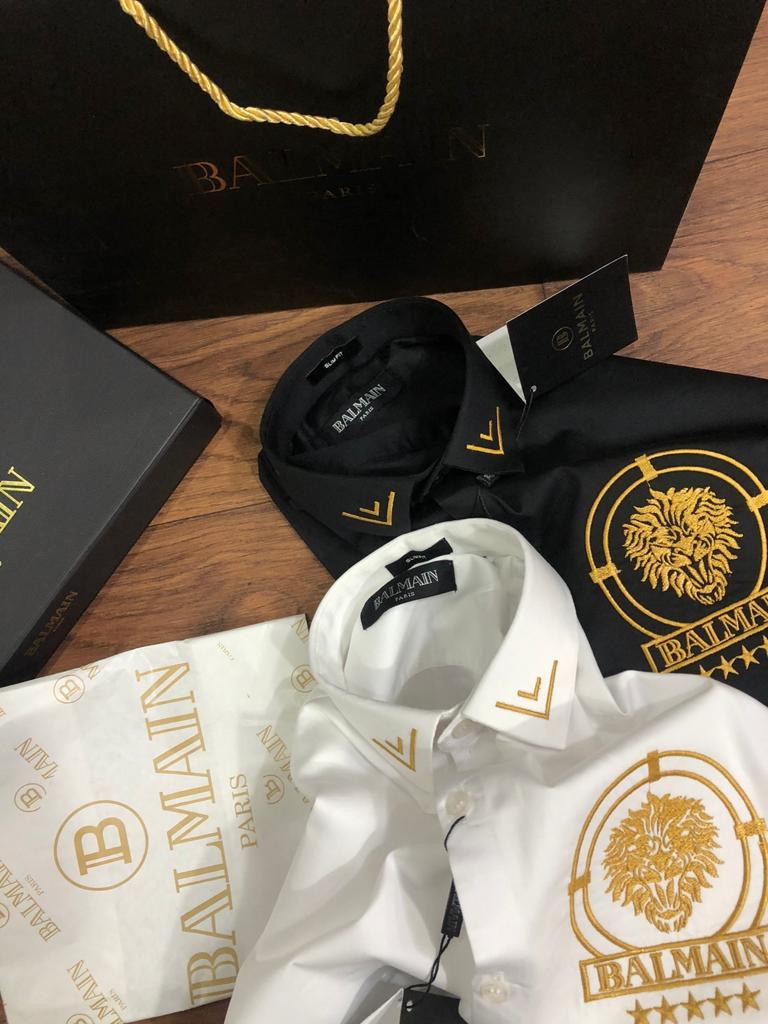 Embroidery Logo Premium Full Sleeves Shirt for Men