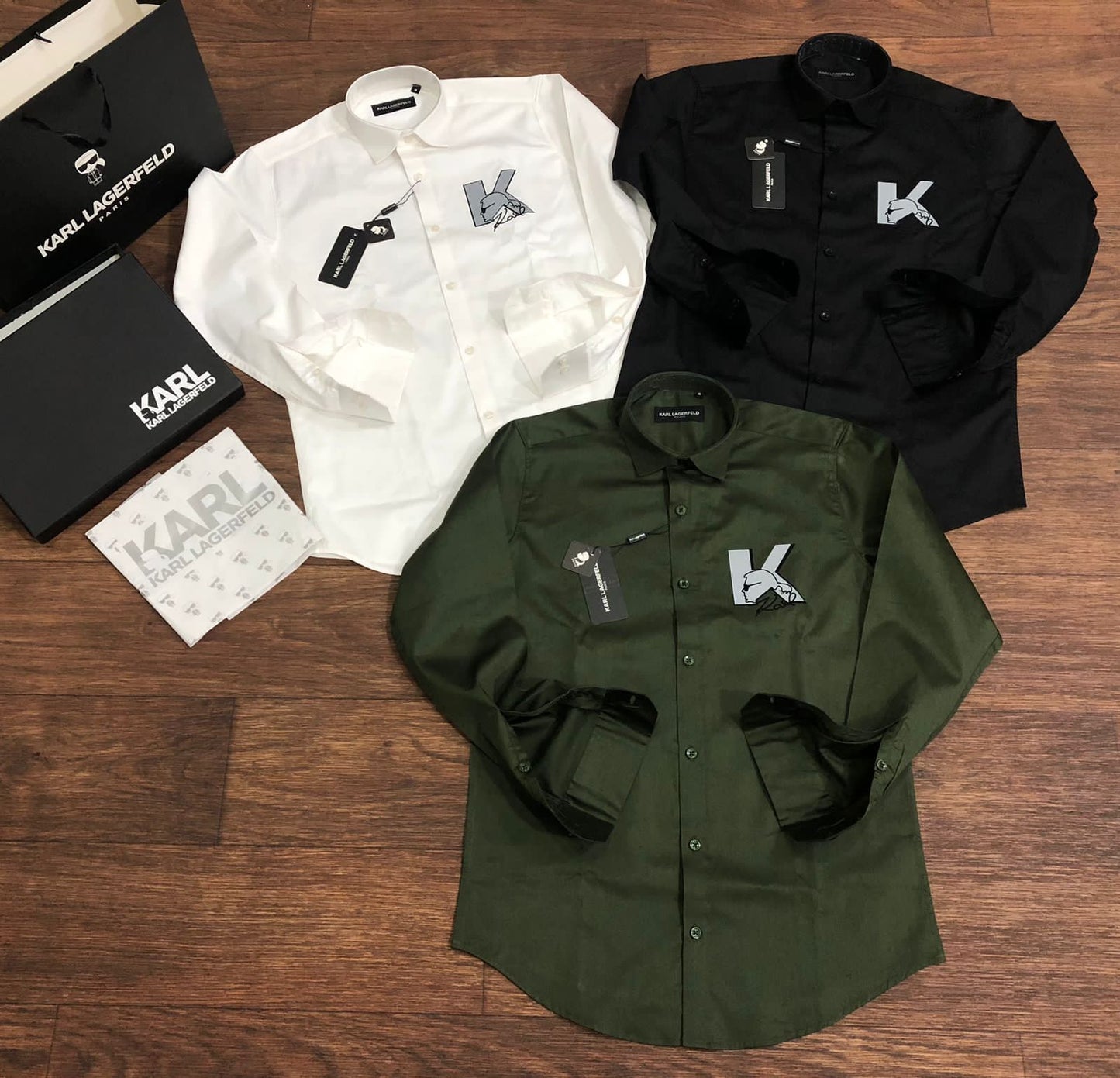 Printed Logo Luxury Full Sleeves Shirt for Men