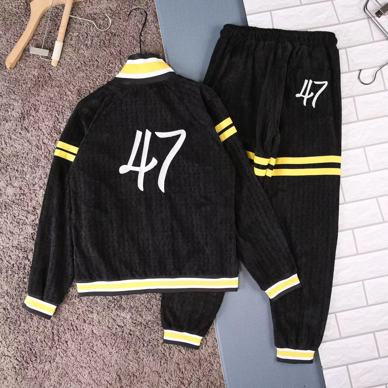 Premium Velvet Regular Fit Track-Set For Men