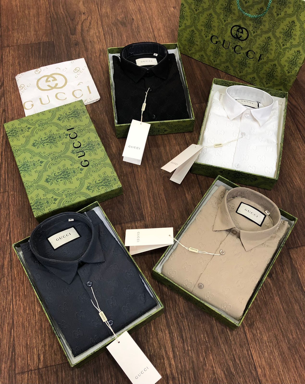 Luxury Embossed Full Sleeves Shirt for Men