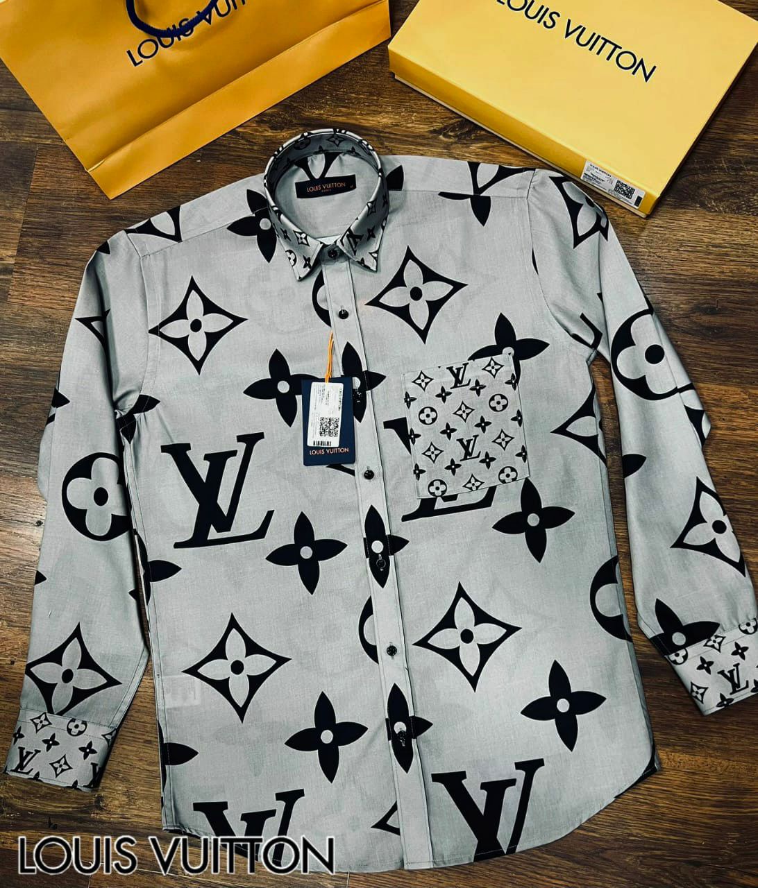 Luxury Printed Full Sleeves Shirt for Men