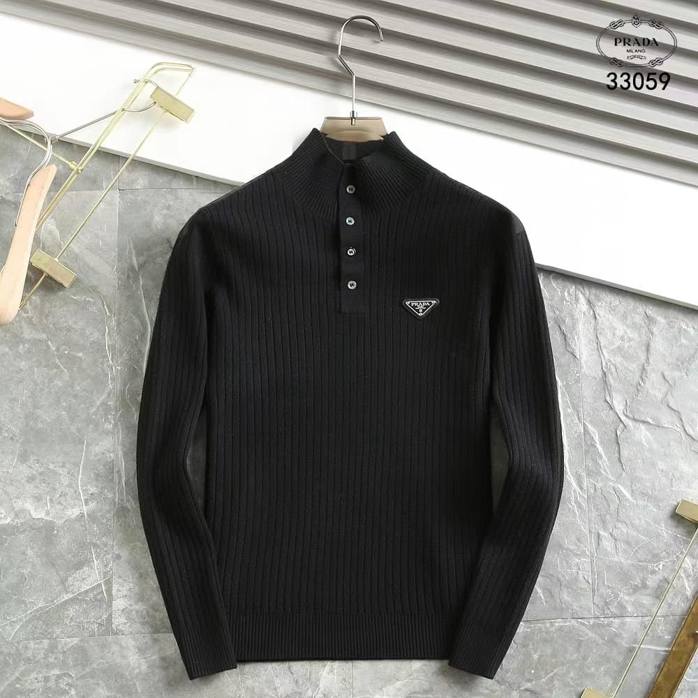 PREMIUM MANDARIAN COLLAR PULLOVER FOR MEN