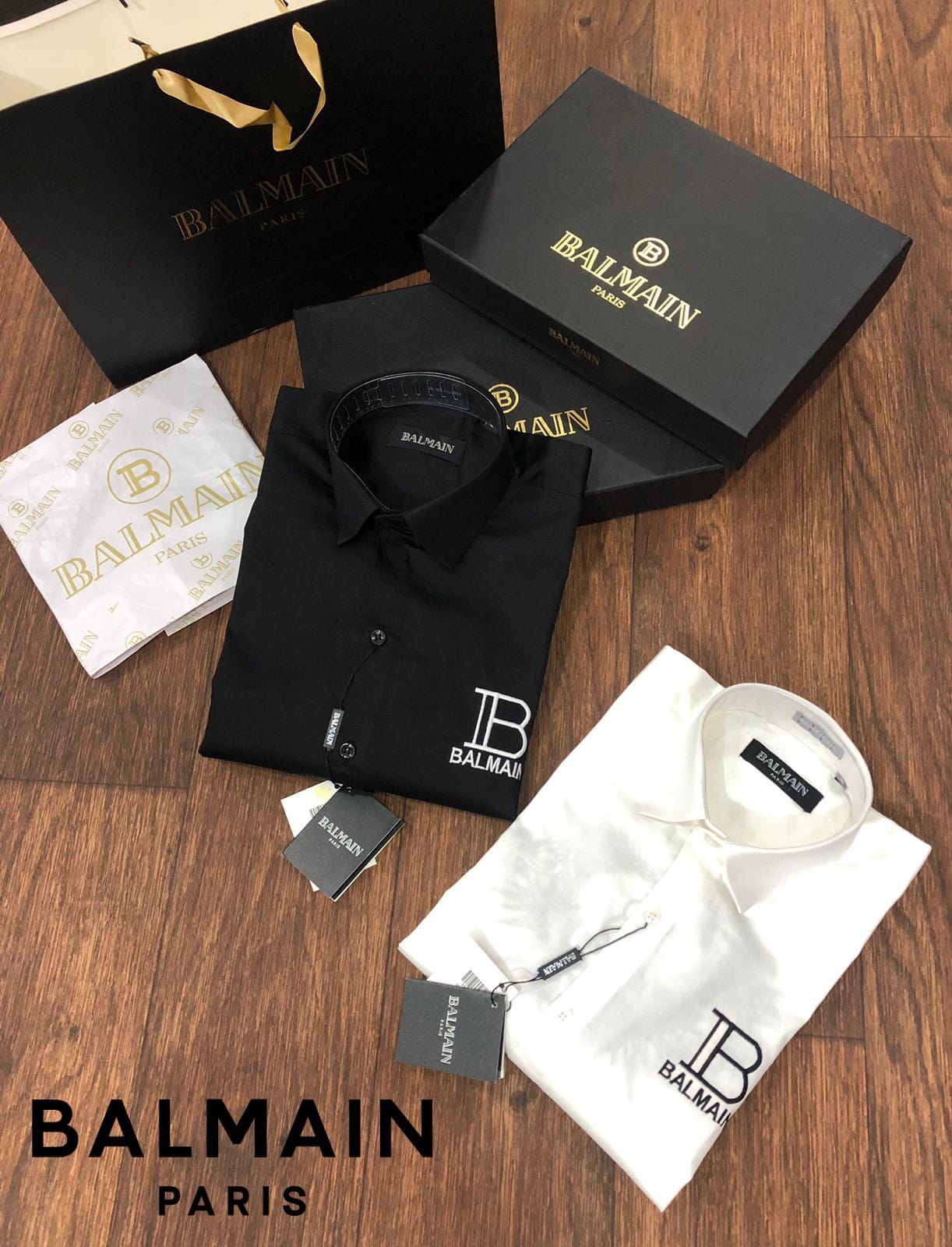 Luxury Printed Logo Full Sleeves Shirt for Men