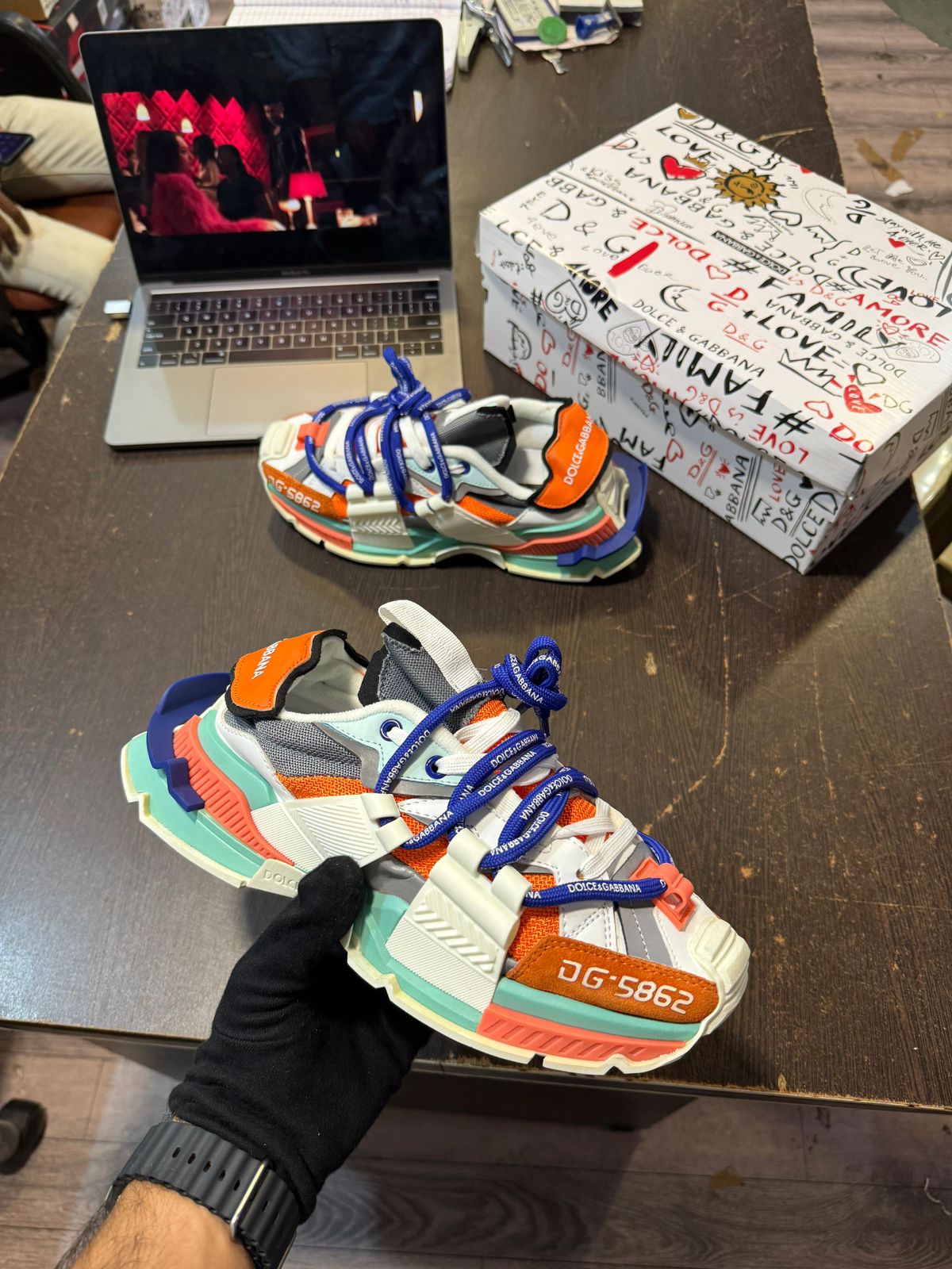 LUXURY MULTICOLOR SPACE SNEAKERS FOR MEN