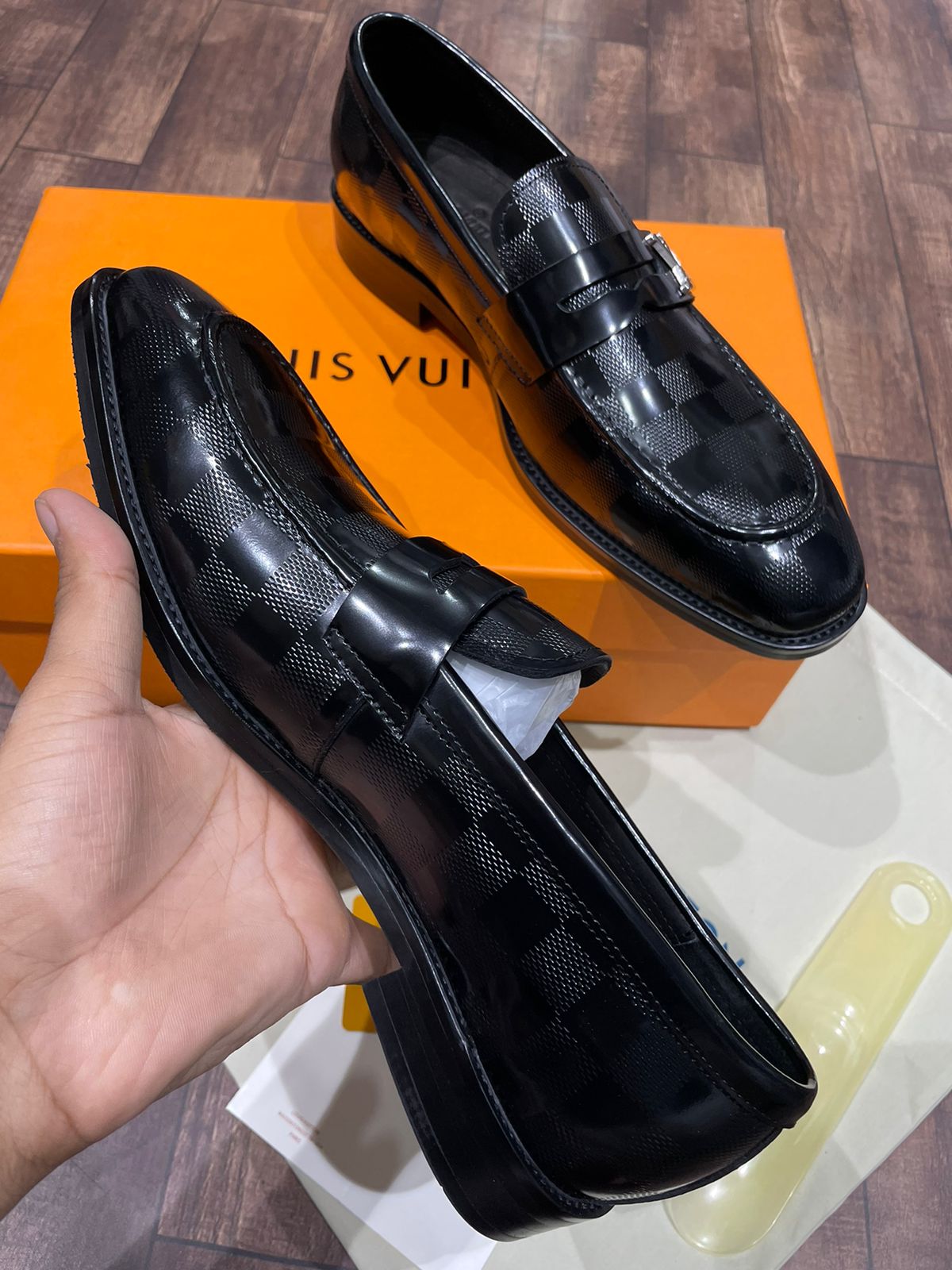 Luxury Hardware Loafers For Men (Black)