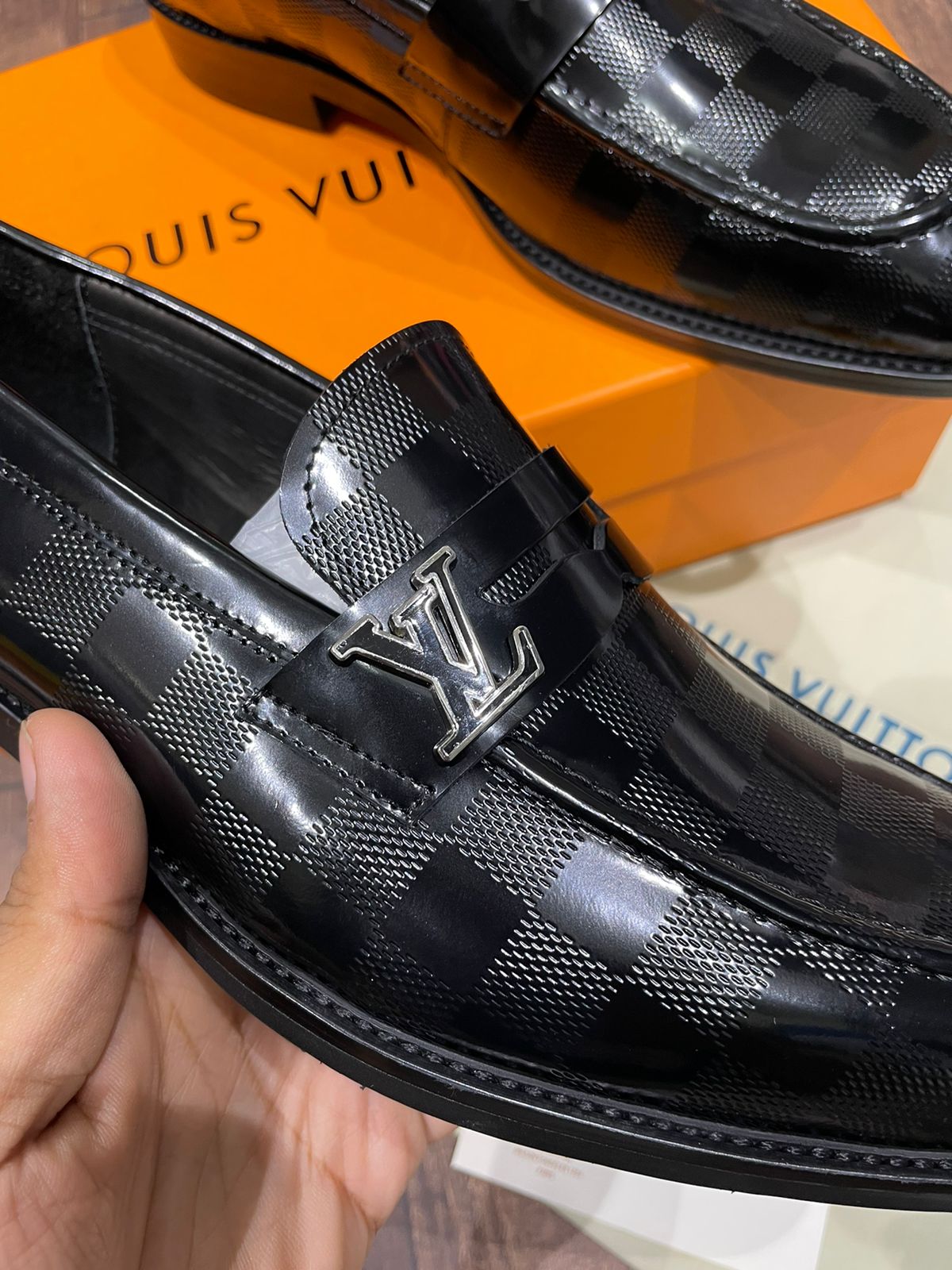 Luxury Hardware Loafers For Men (Black)
