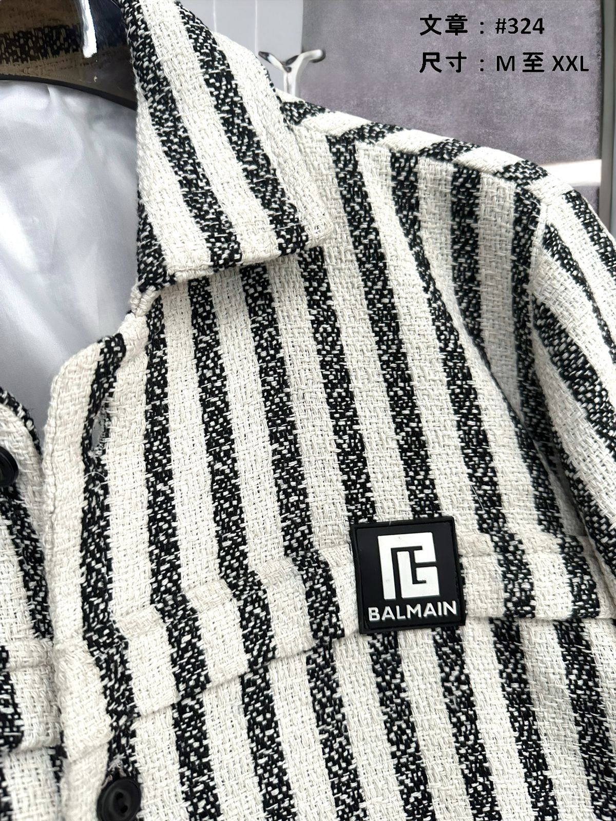 LUXURY TICH BUTTON SHACKET FOR MEN
