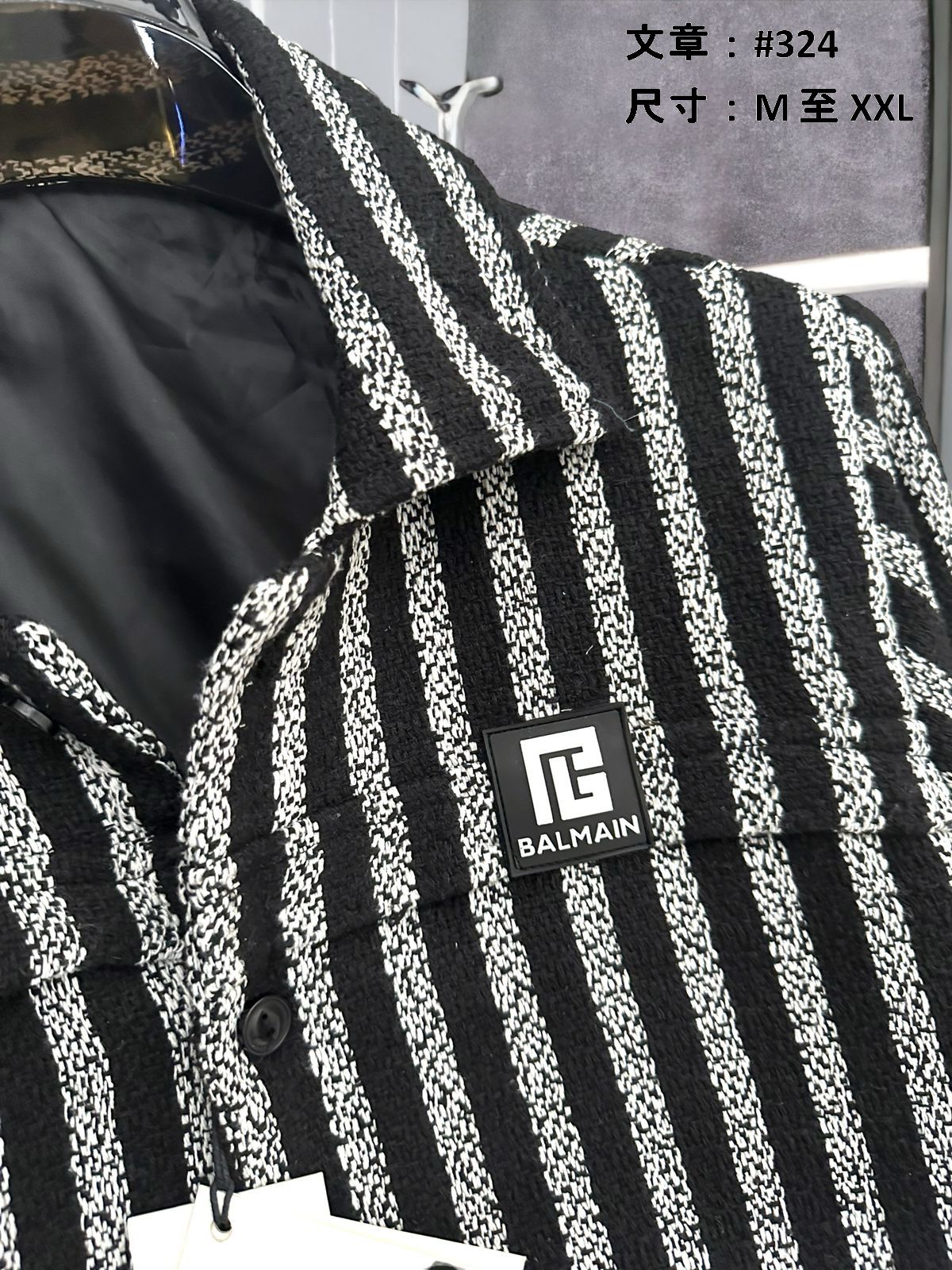 LUXURY TICH BUTTON SHACKET FOR MEN