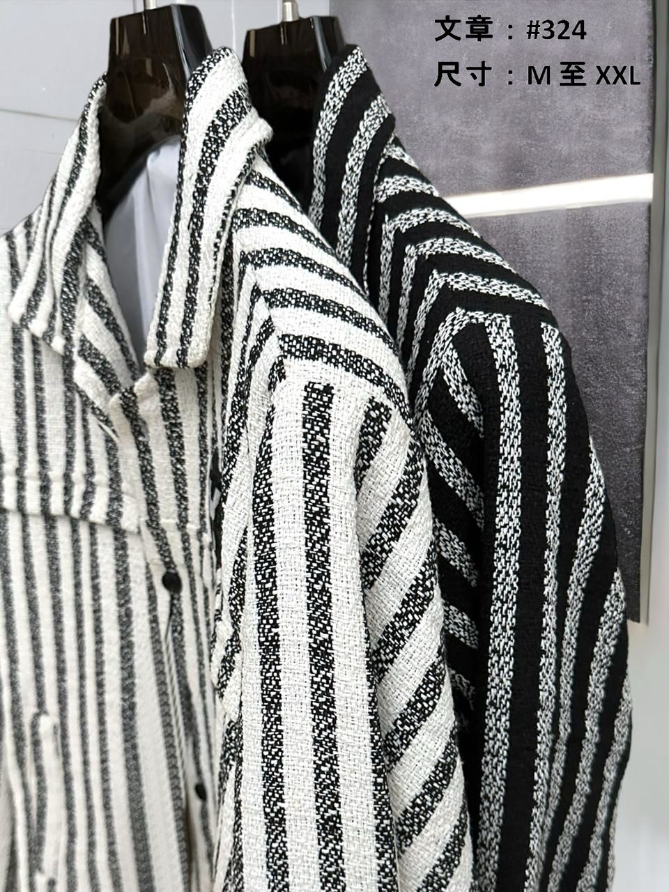LUXURY TICH BUTTON SHACKET FOR MEN