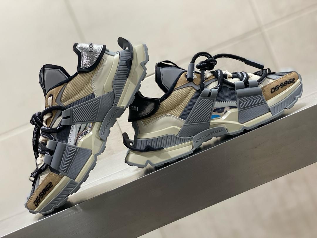 LUXURY GREY SPACE SNEAKERS FOR MEN