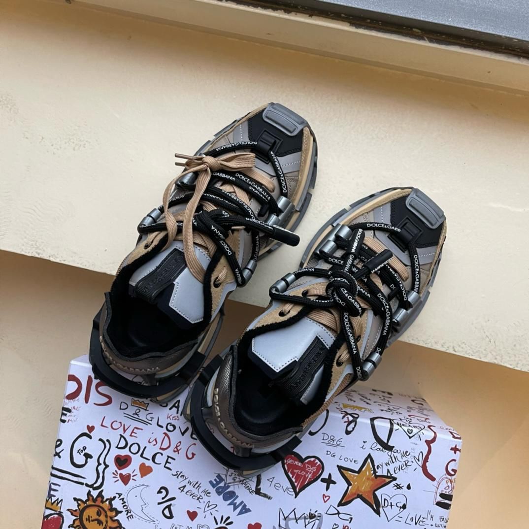 LUXURY GREY SPACE SNEAKERS FOR MEN