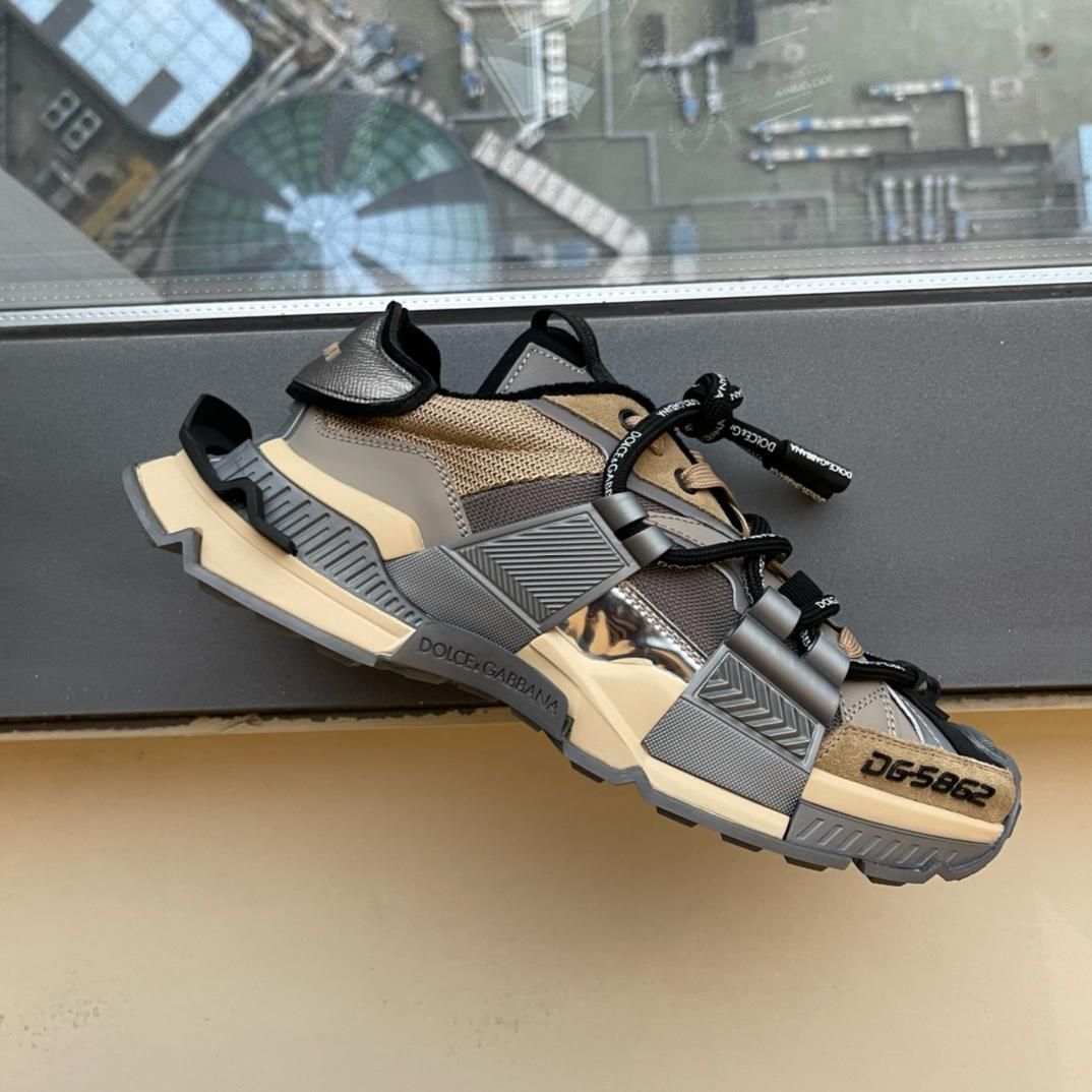 LUXURY GREY SPACE SNEAKERS FOR MEN