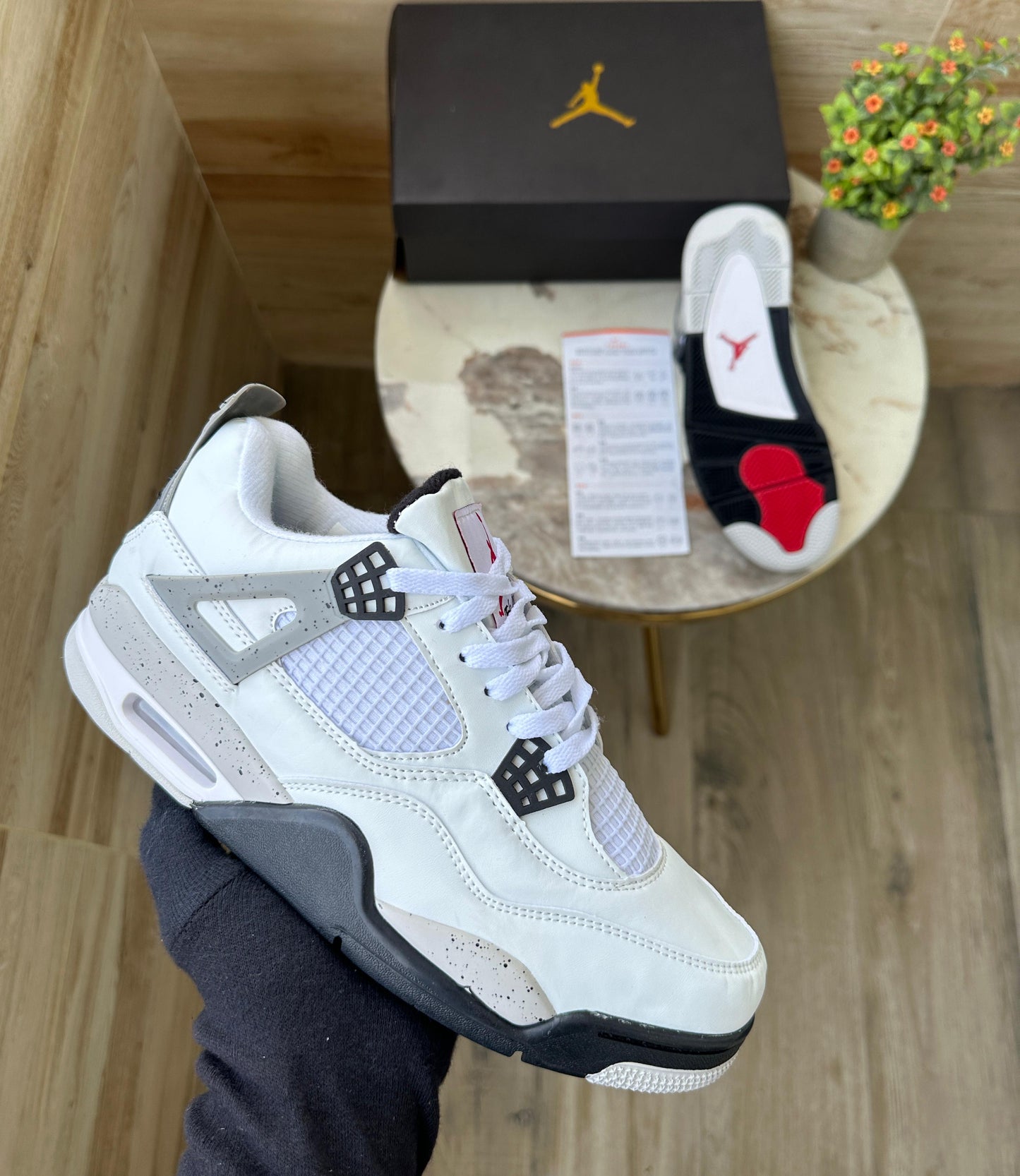 PREMIUM RETRO 4 CEMENT EDITION SNEAKER IN STOCK