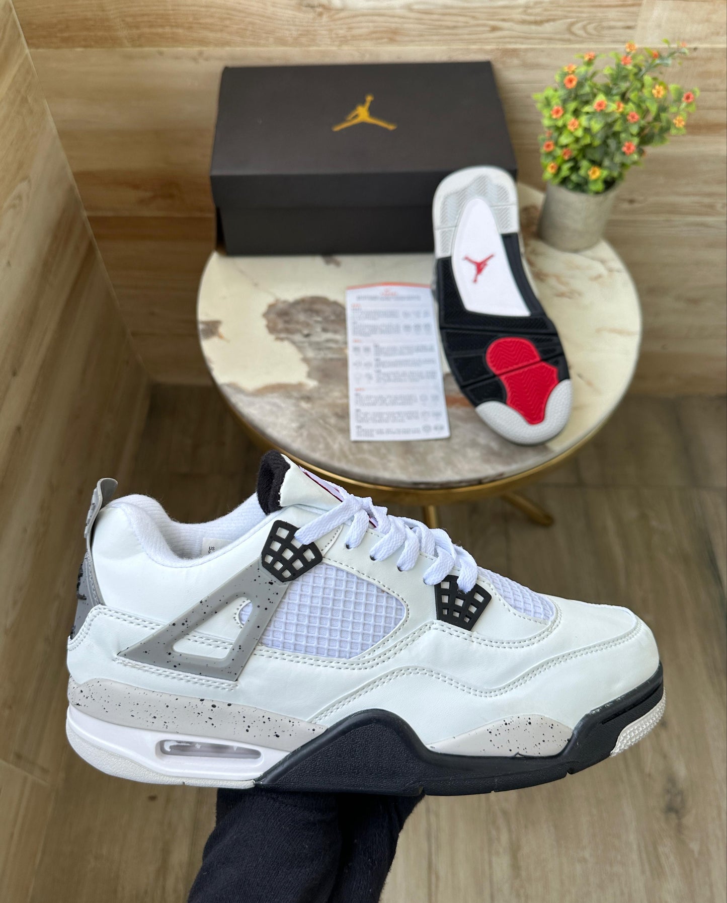 PREMIUM RETRO 4 CEMENT EDITION SNEAKER IN STOCK