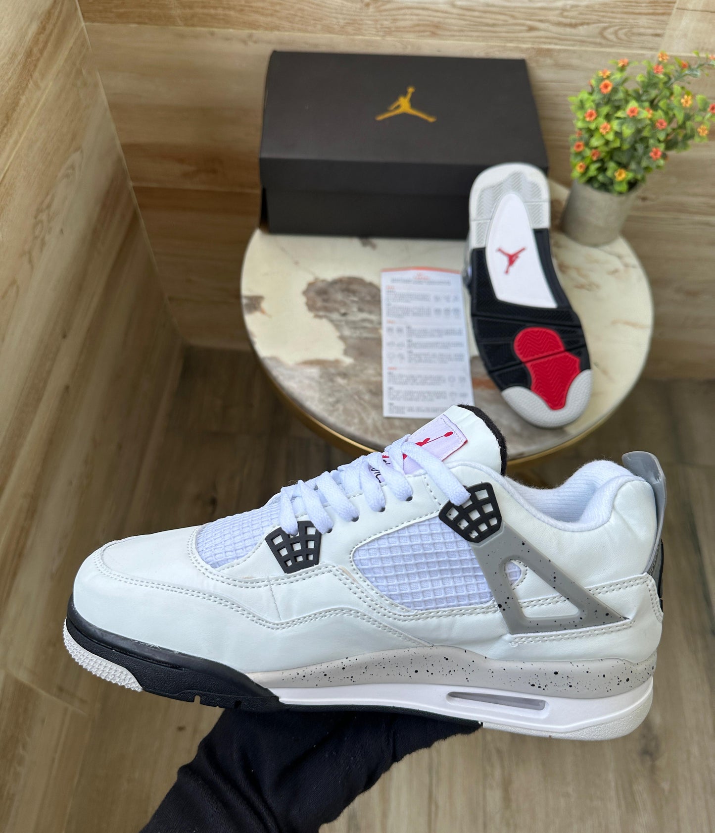 PREMIUM RETRO 4 CEMENT EDITION SNEAKER IN STOCK