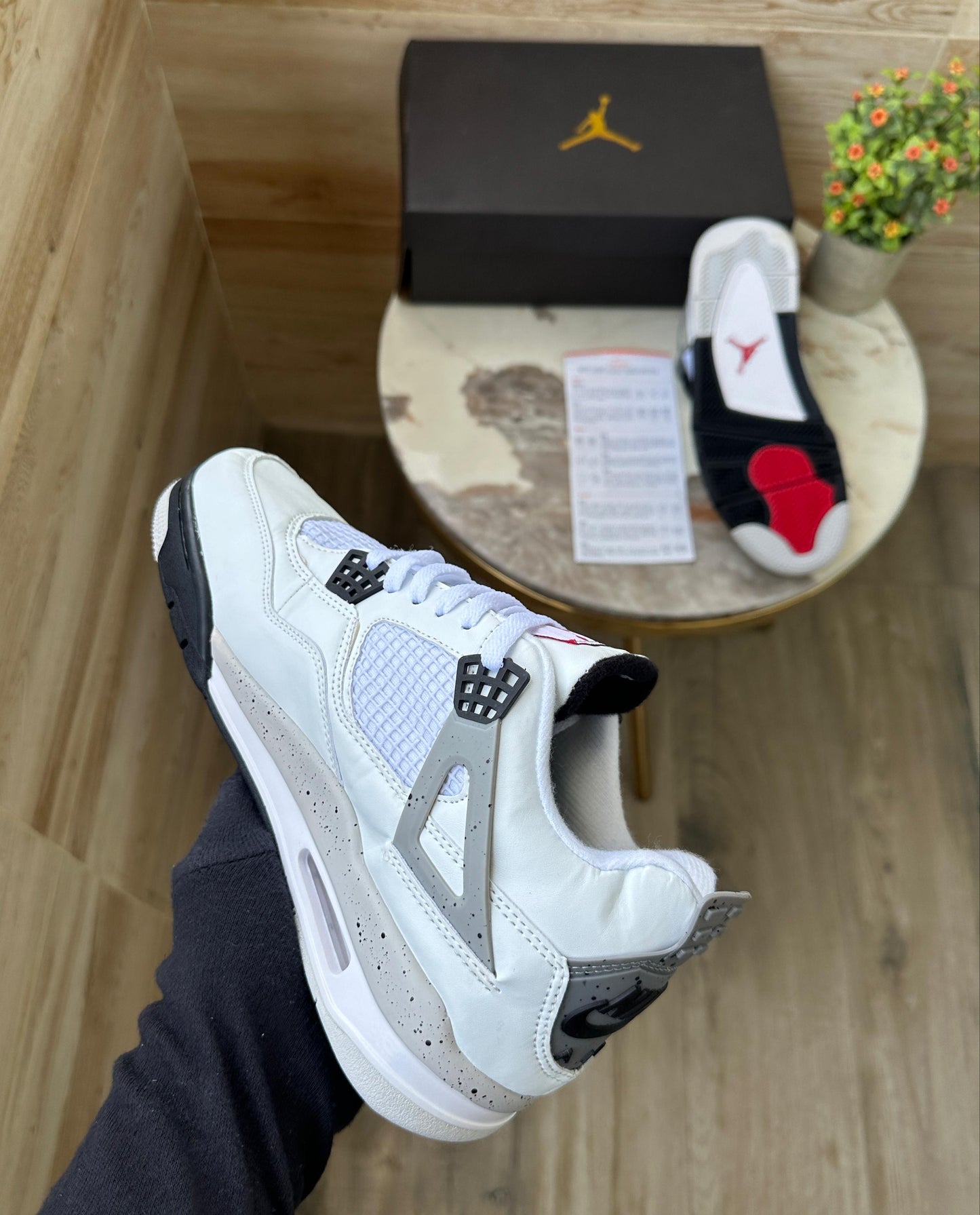 PREMIUM RETRO 4 CEMENT EDITION SNEAKER IN STOCK