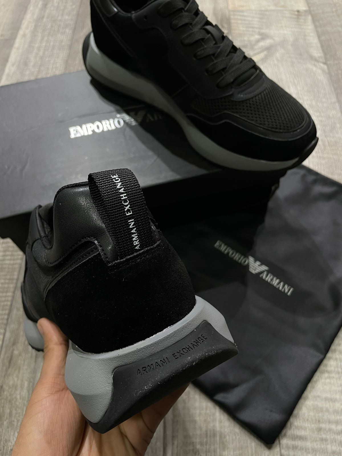 Premium Lace up Logo Sneakers For Men