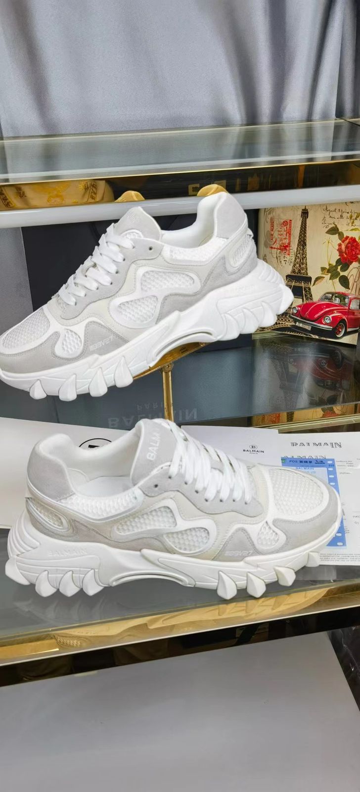Premium B-Last Low Top Sneakers For Men (White)