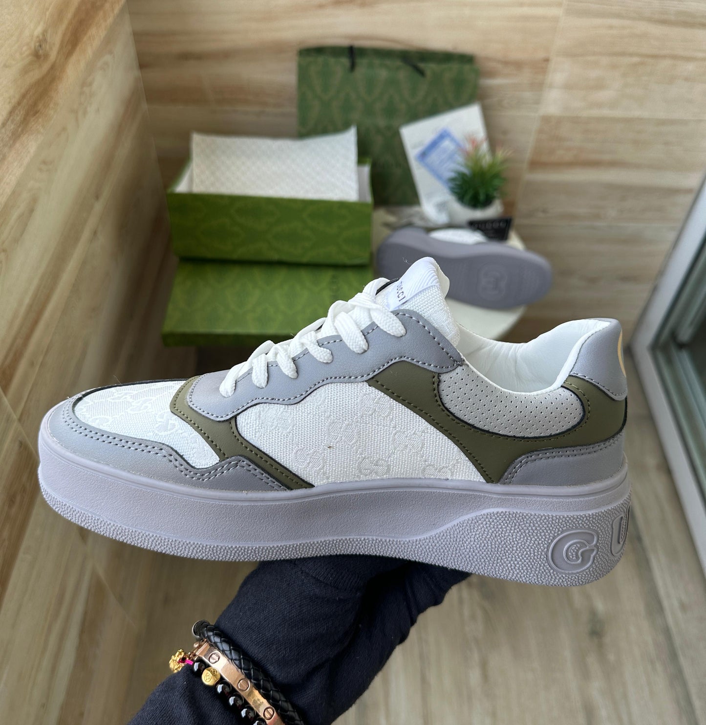Latest Logo-Embellished Canvas Sneaker