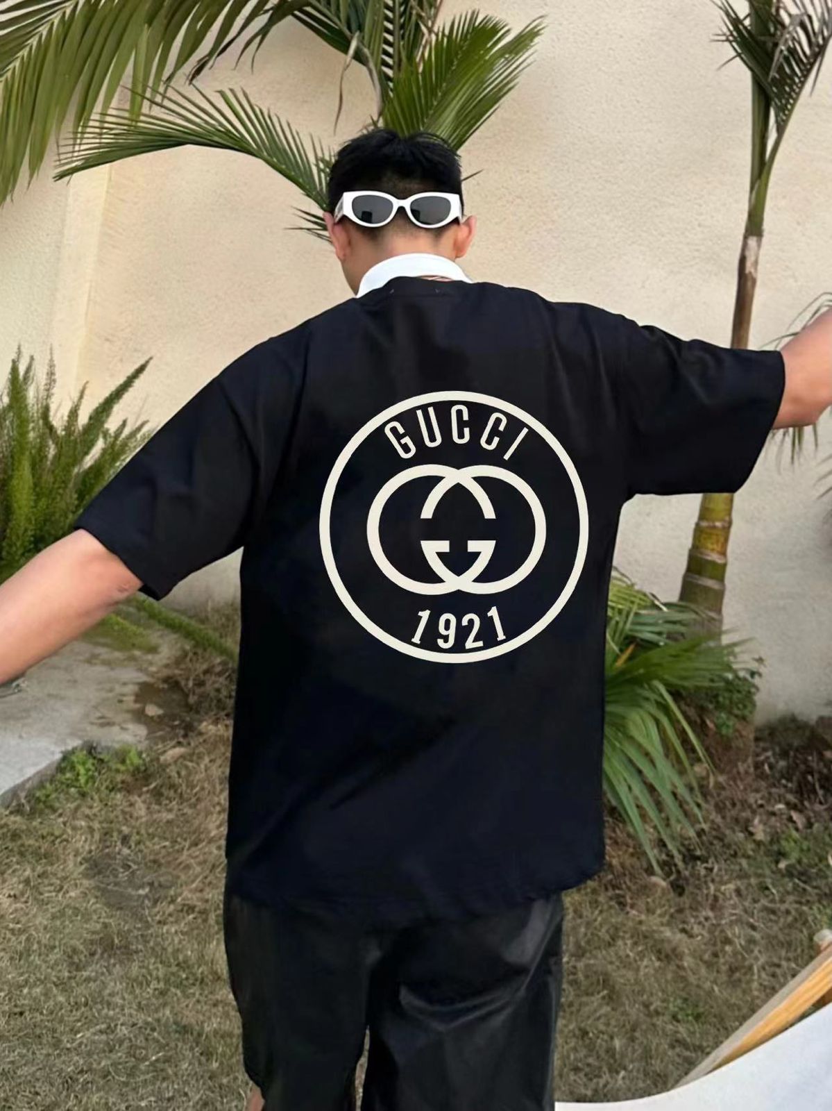PREMIUM DROP SHOULDER TEES FOR MEN (BLACK)