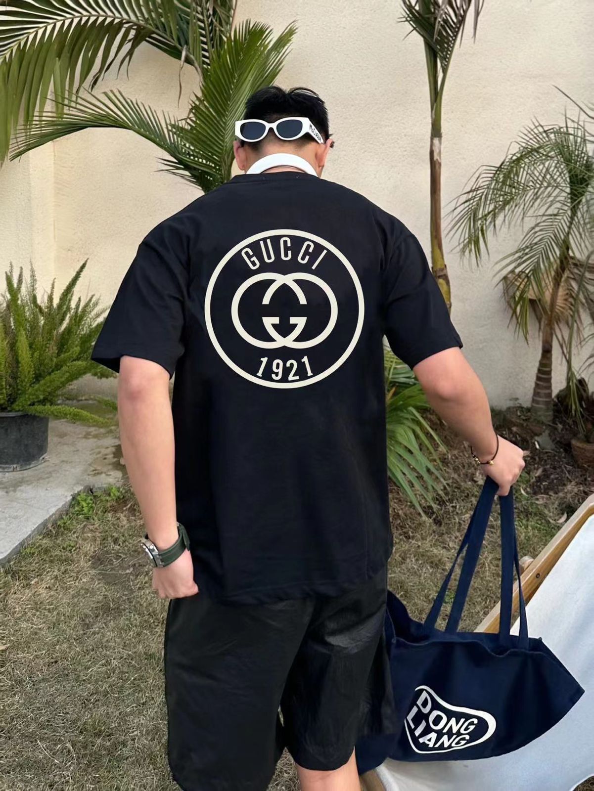 PREMIUM DROP SHOULDER TEES FOR MEN (BLACK)