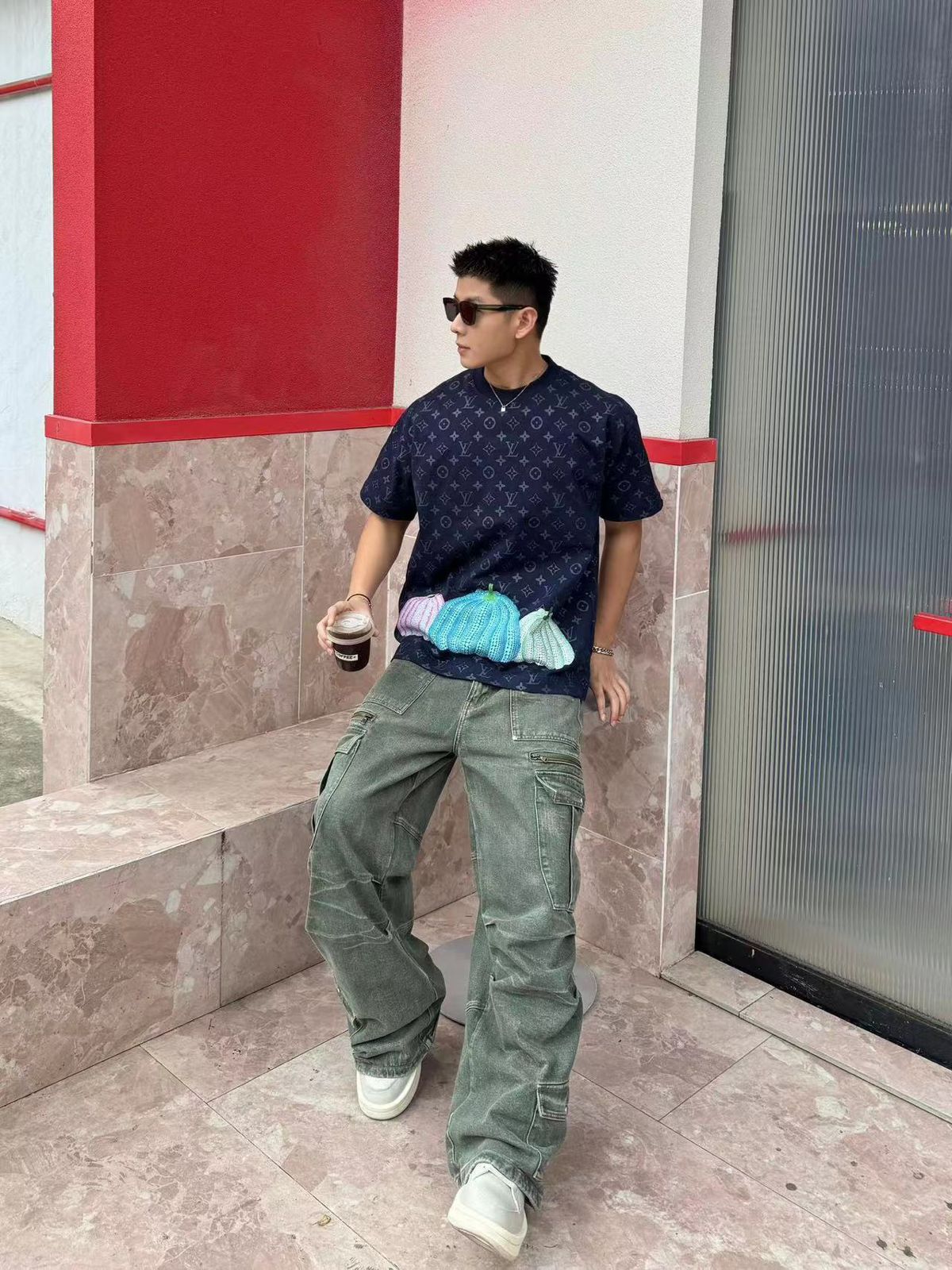 PREMIUM DROP SHOULDER TEES (BLUE)