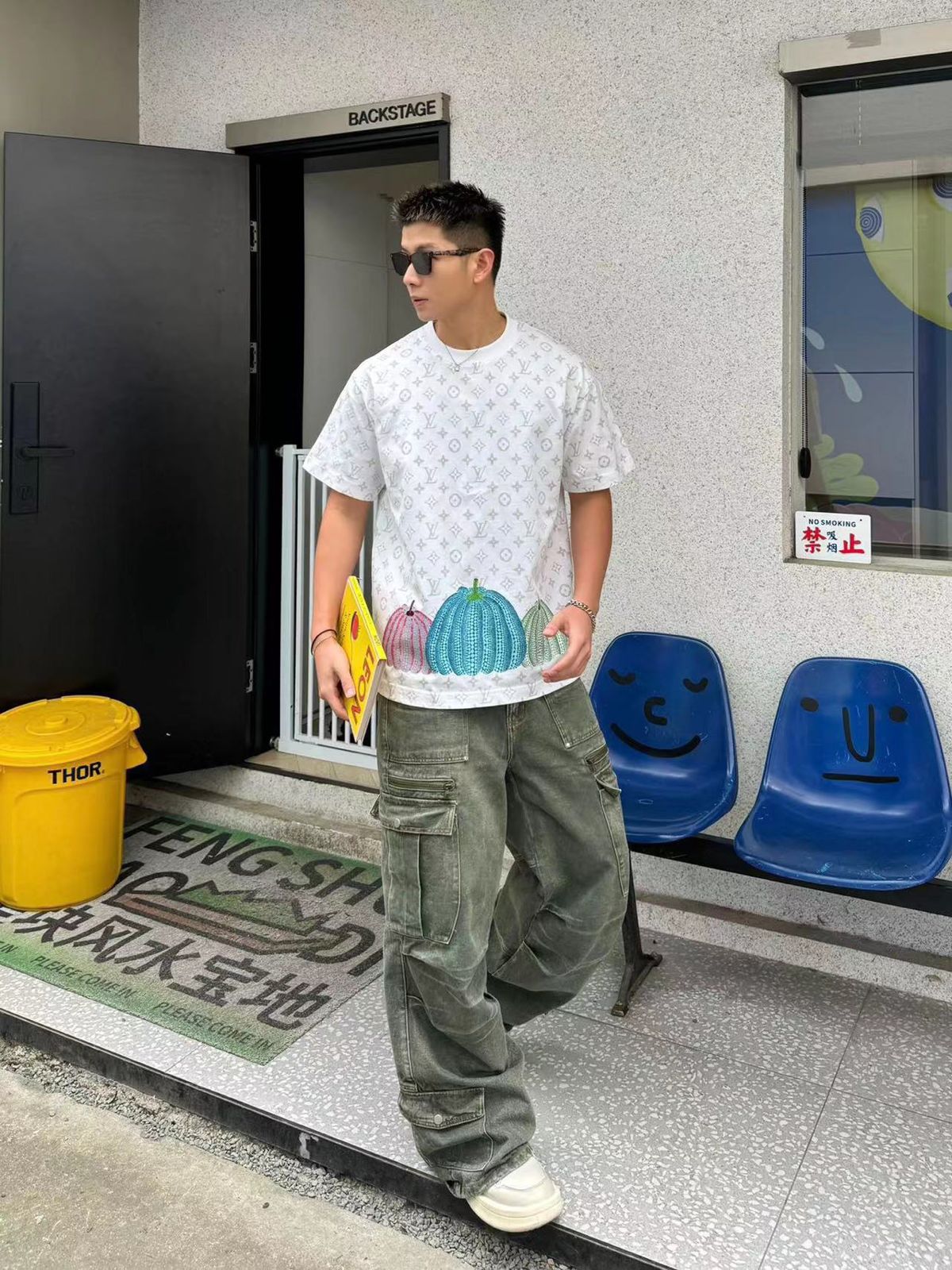 LUXURY DROP SHOULDER TEES (WHITE)