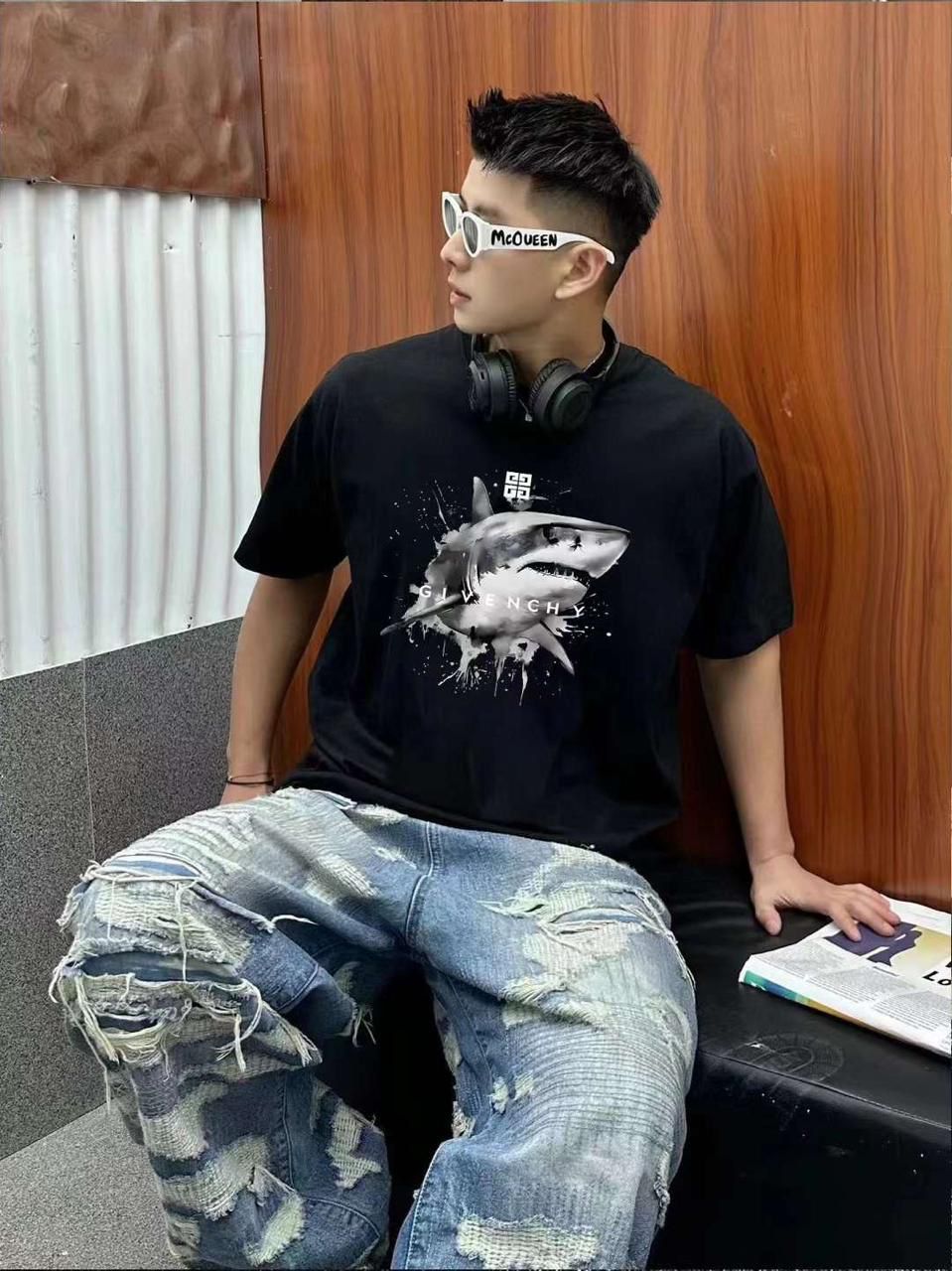 PREMIUM PRINTED DROP SHOULDER TEES