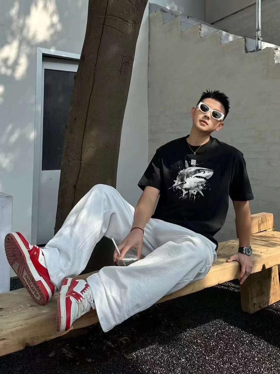 PREMIUM PRINTED DROP SHOULDER TEES