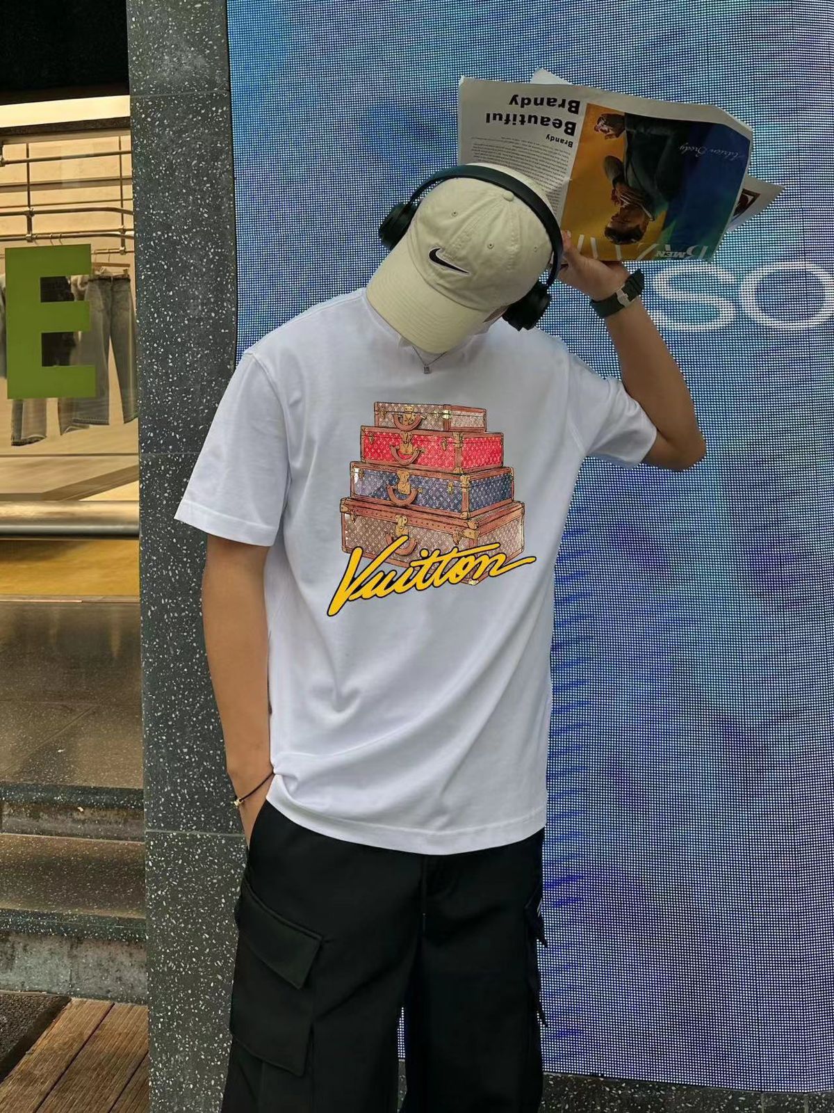 LUXURY DROP SHOULDER ROUND NECK T-SHIRTS FOR MEN