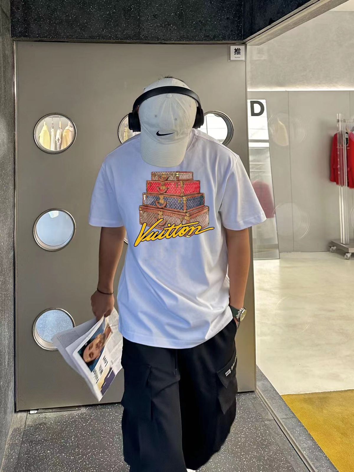 LUXURY DROP SHOULDER ROUND NECK T-SHIRTS FOR MEN