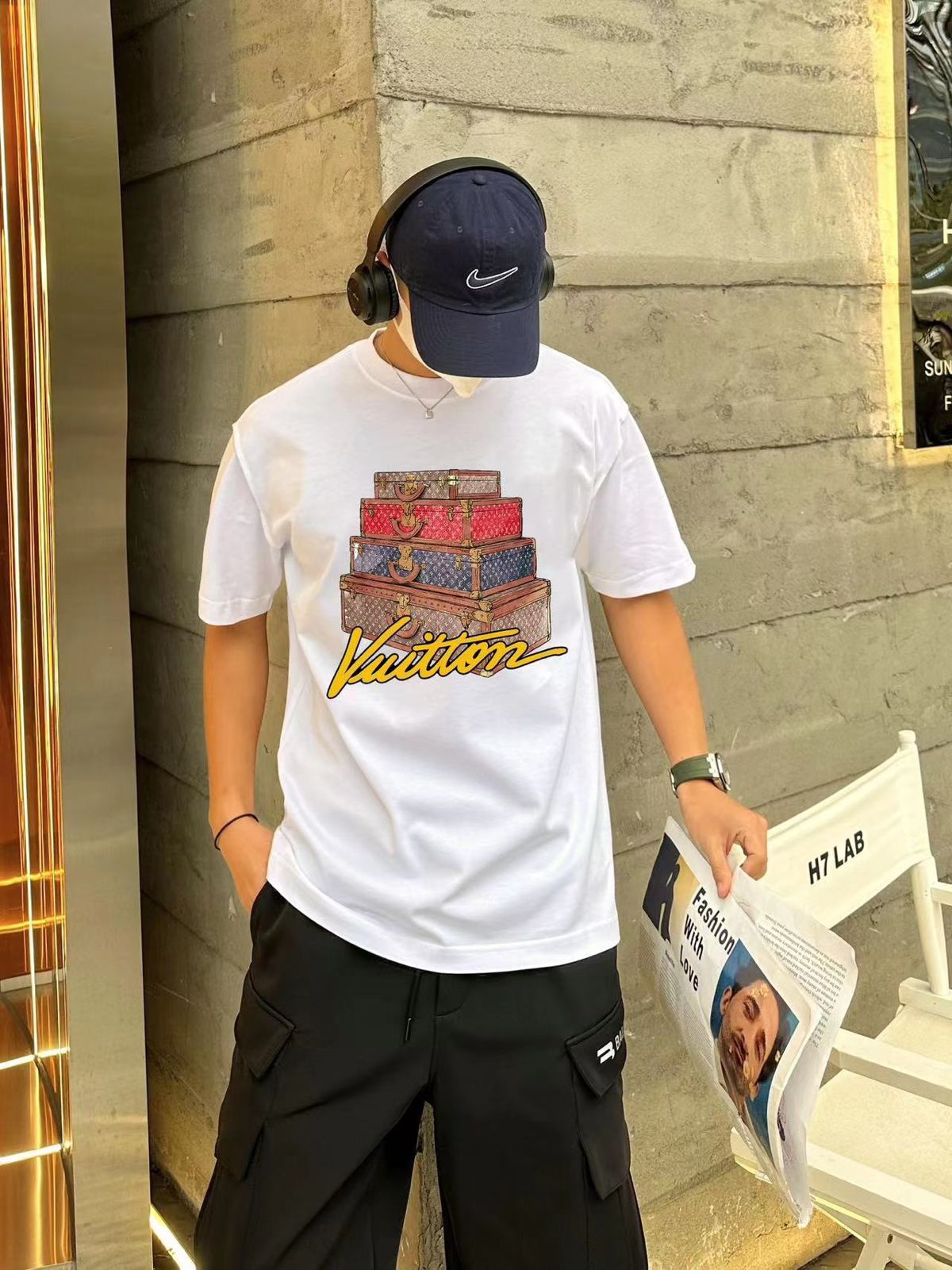 LUXURY DROP SHOULDER ROUND NECK T-SHIRTS FOR MEN
