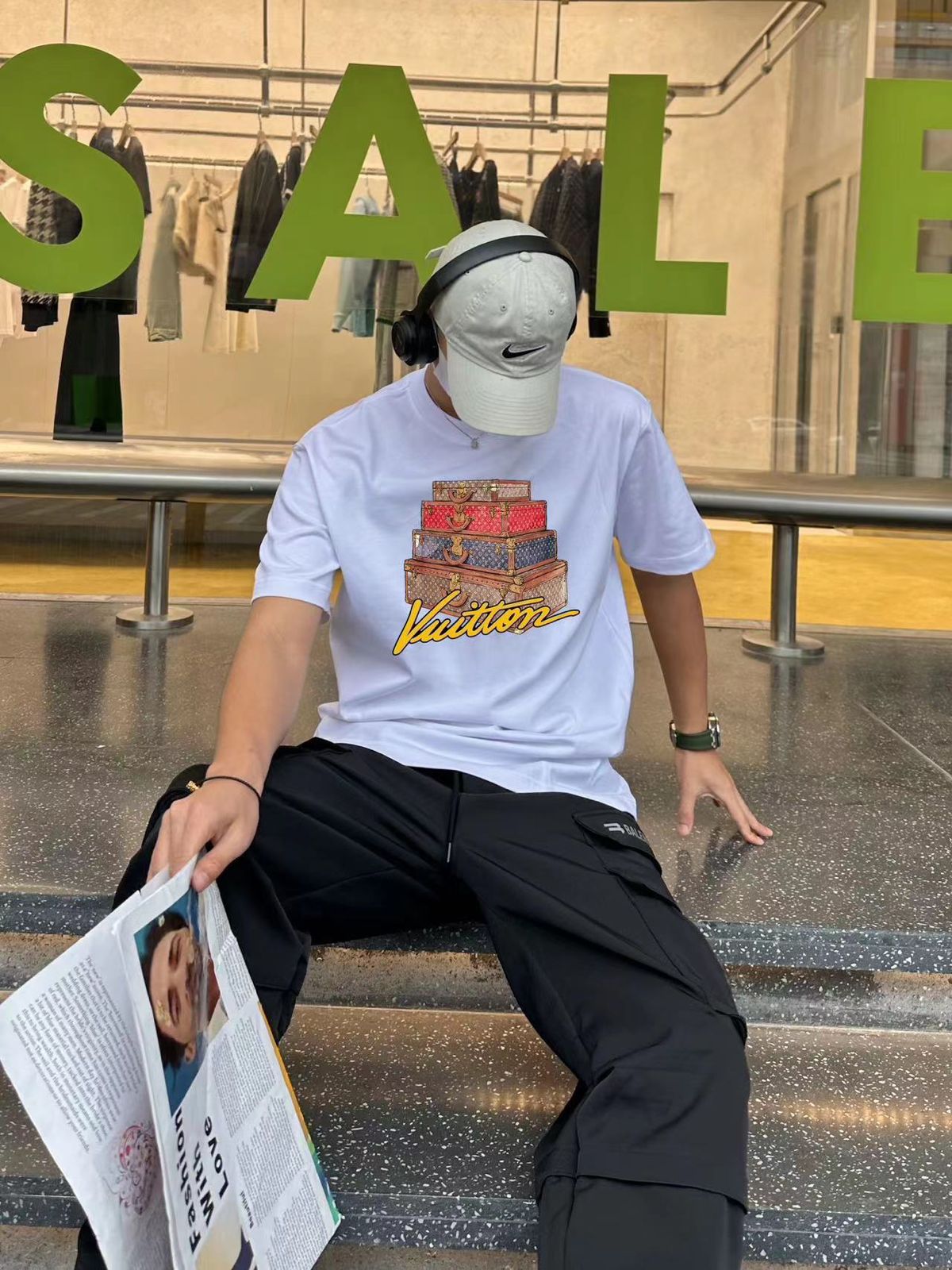 LUXURY DROP SHOULDER ROUND NECK T-SHIRTS FOR MEN