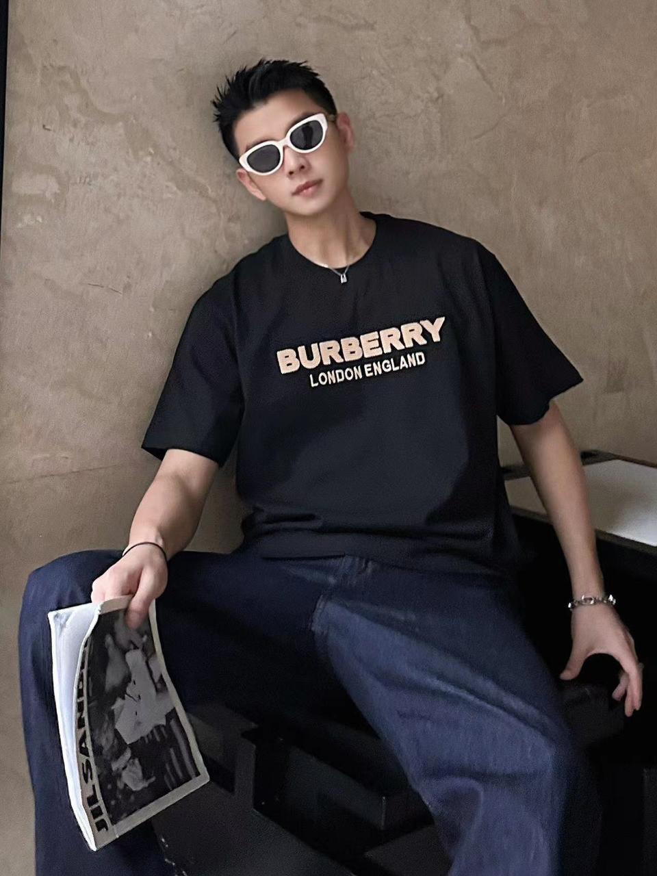 LUXURY DROP SHOULDER ROUND NECK TEES (BLACK)