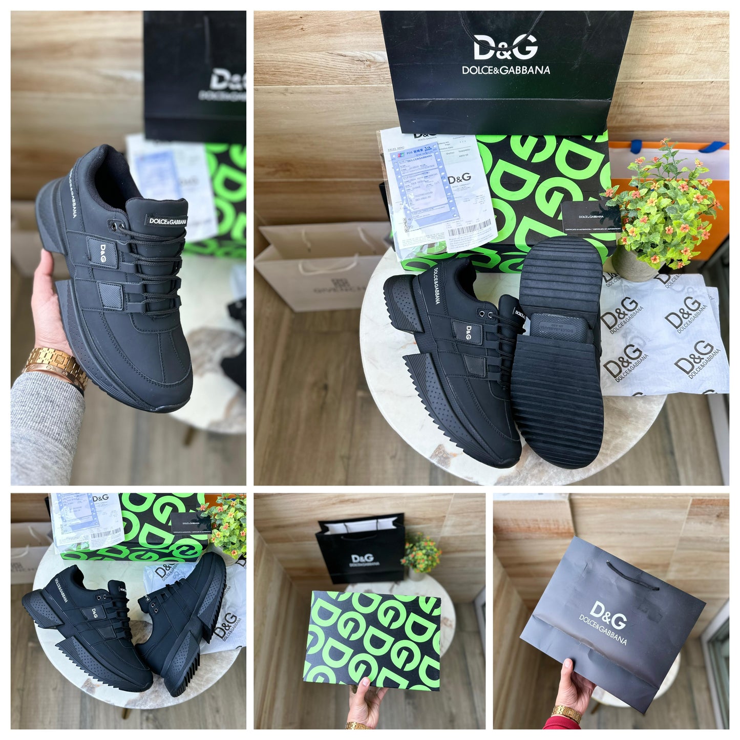 Premium Lace up Logo Sneakers For Men