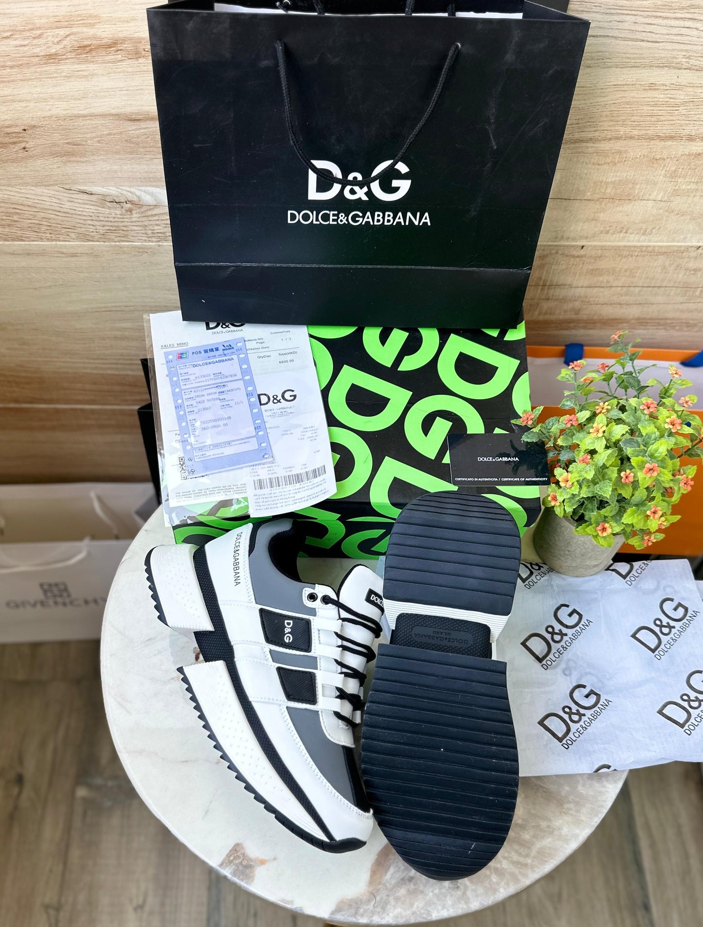 Luxury Lace up Logo Sneakers For Men