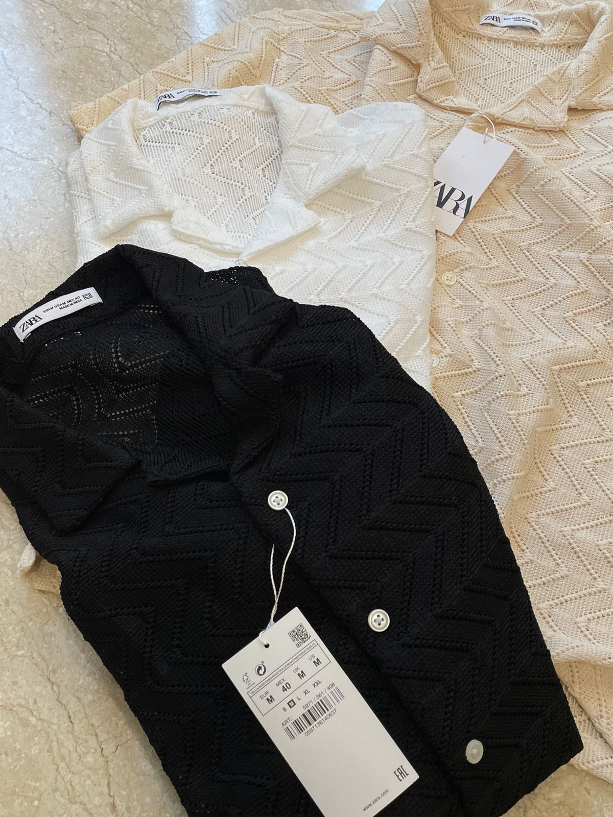 CROCHET HALF SLEEVES SHIRTS