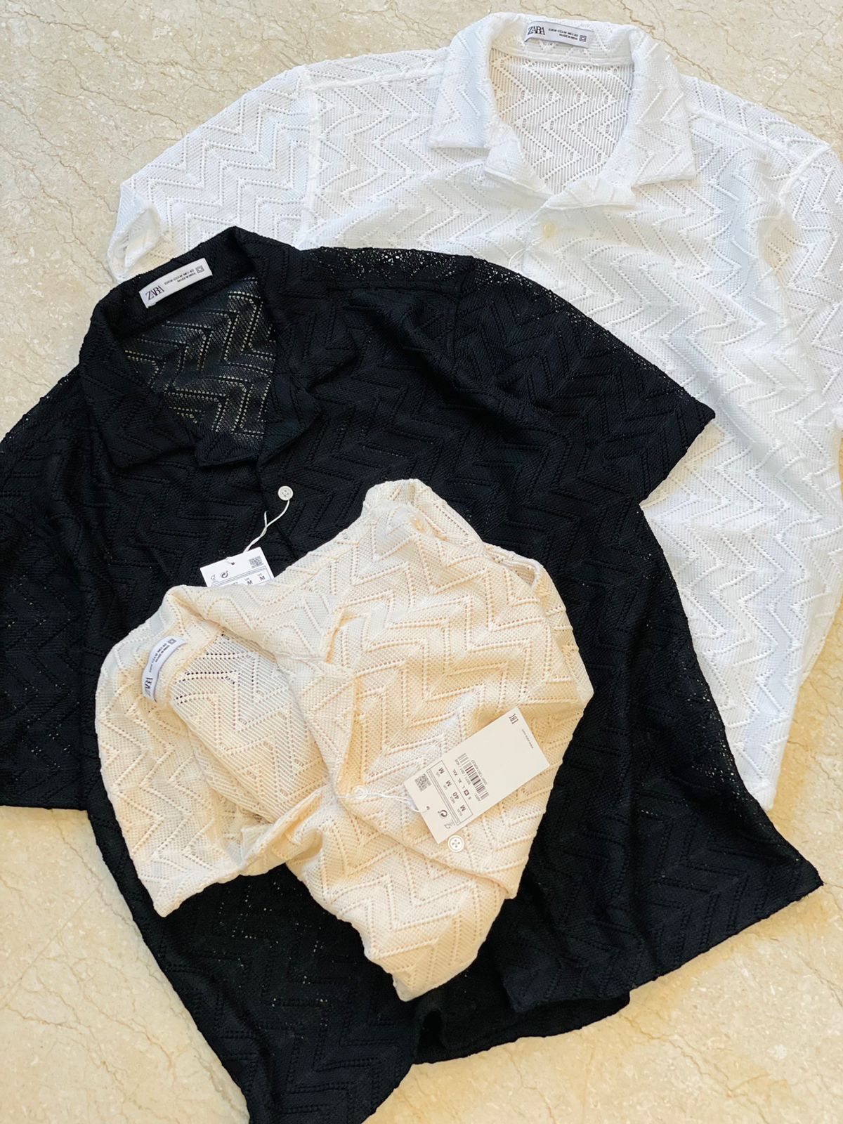 CROCHET HALF SLEEVES SHIRTS