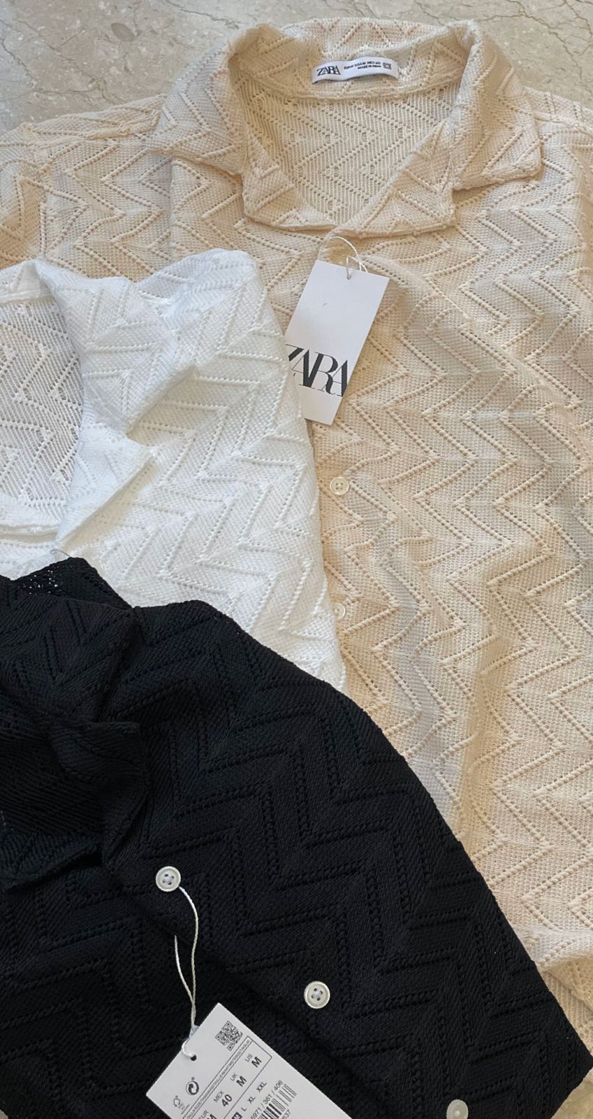 CROCHET HALF SLEEVES SHIRTS