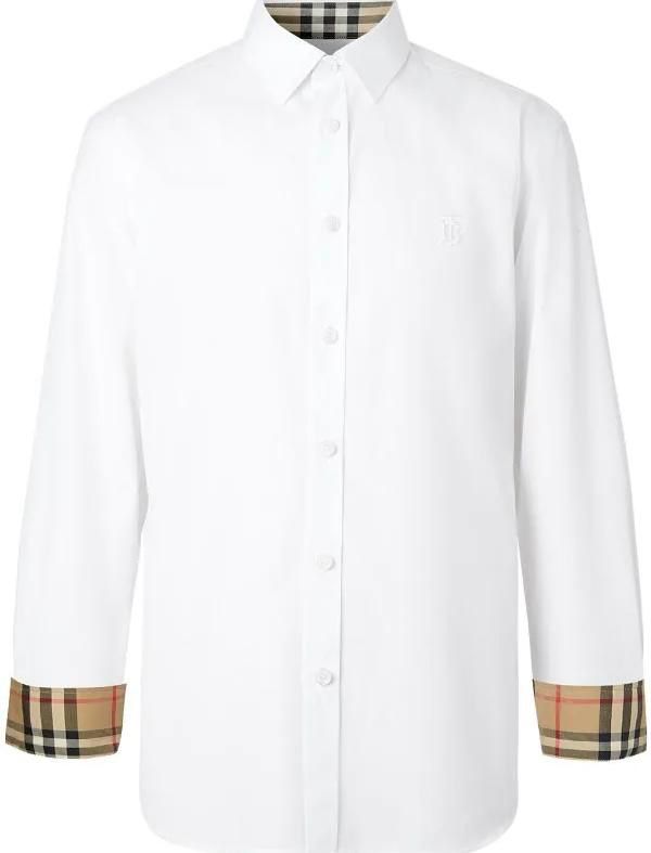 Check Print Collar Shirt For Men