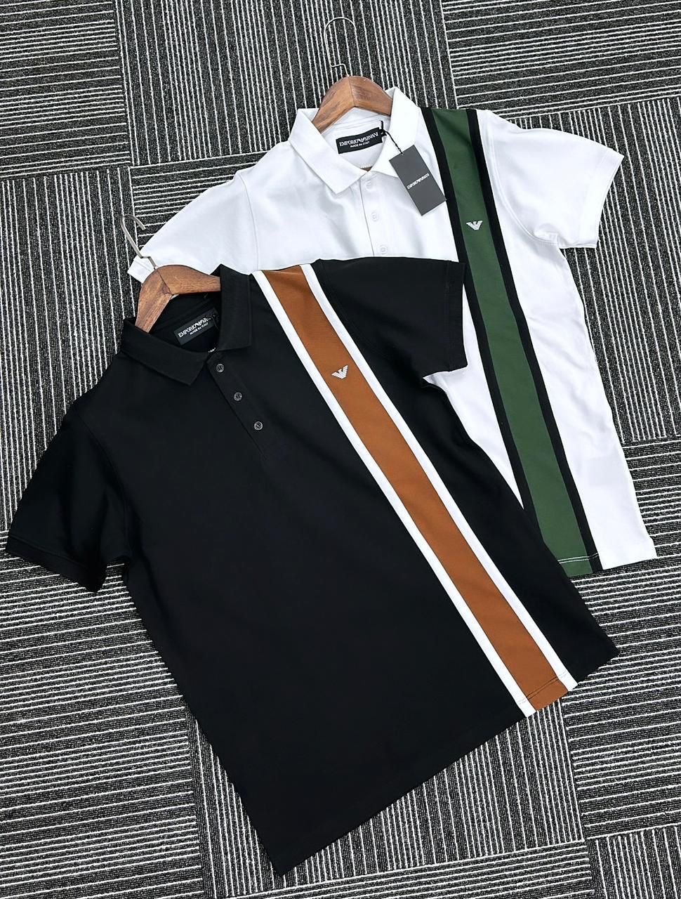 Printed Stripe Design Tees