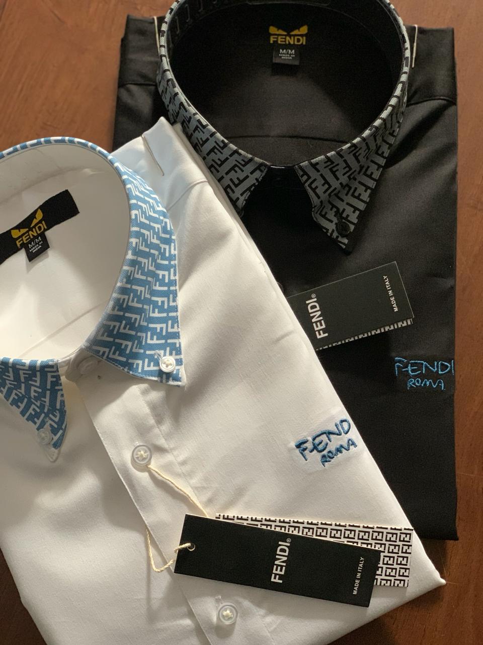 Luxury Embroidered Logo Shirt For Men