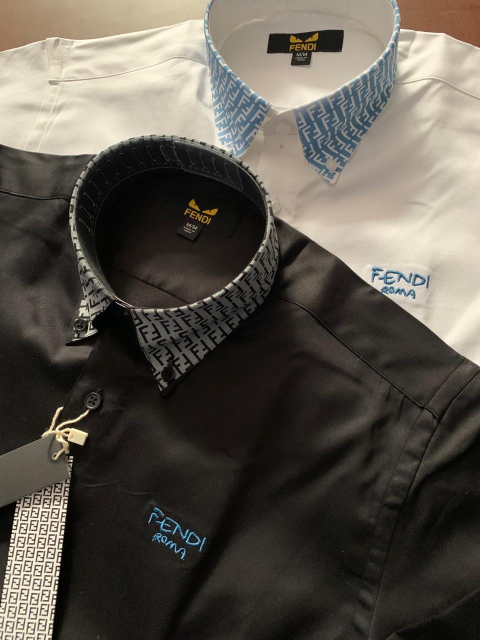 Luxury Embroidered Logo Shirt For Men