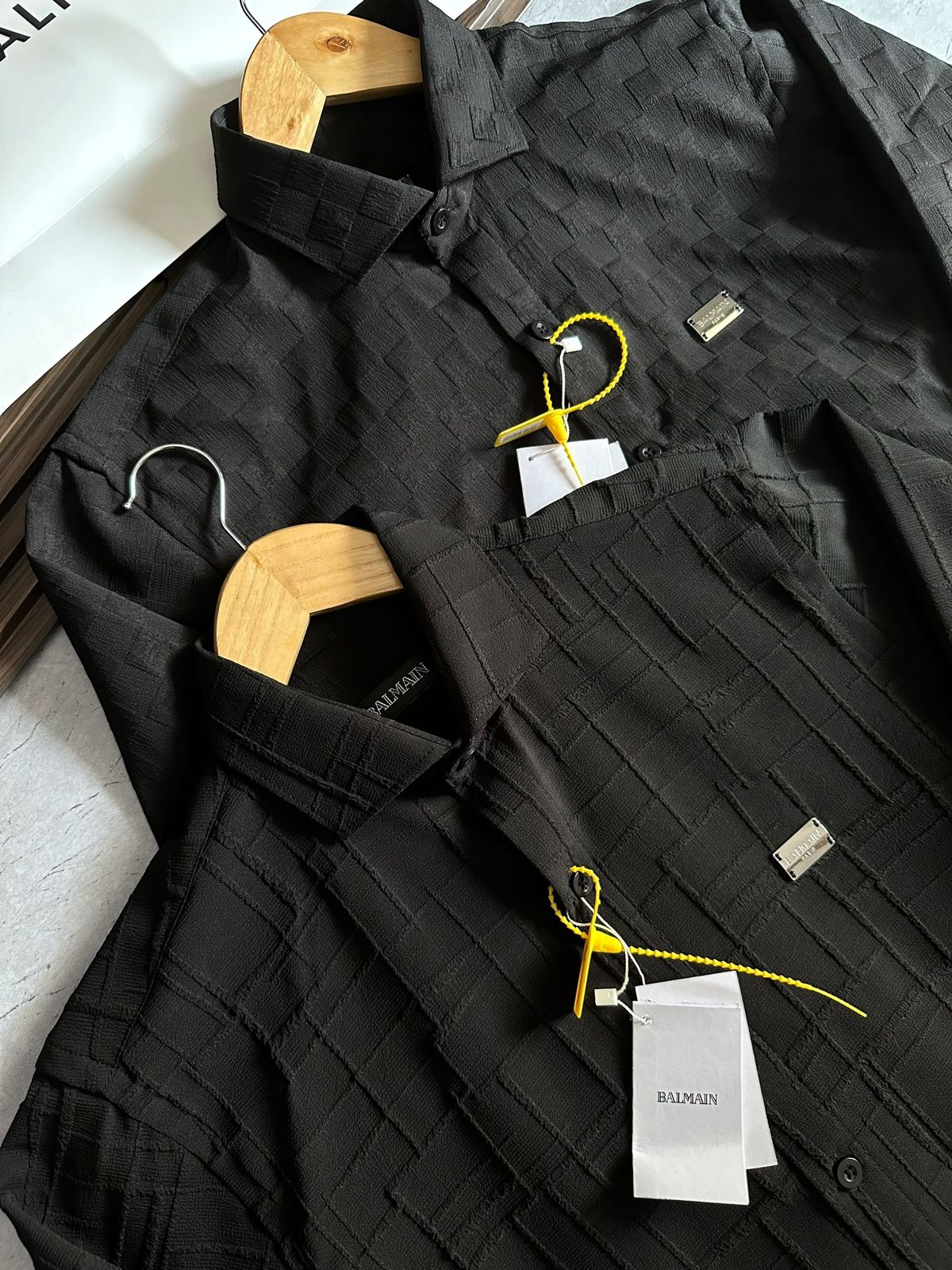 Embossed Pattern Shirts For Men