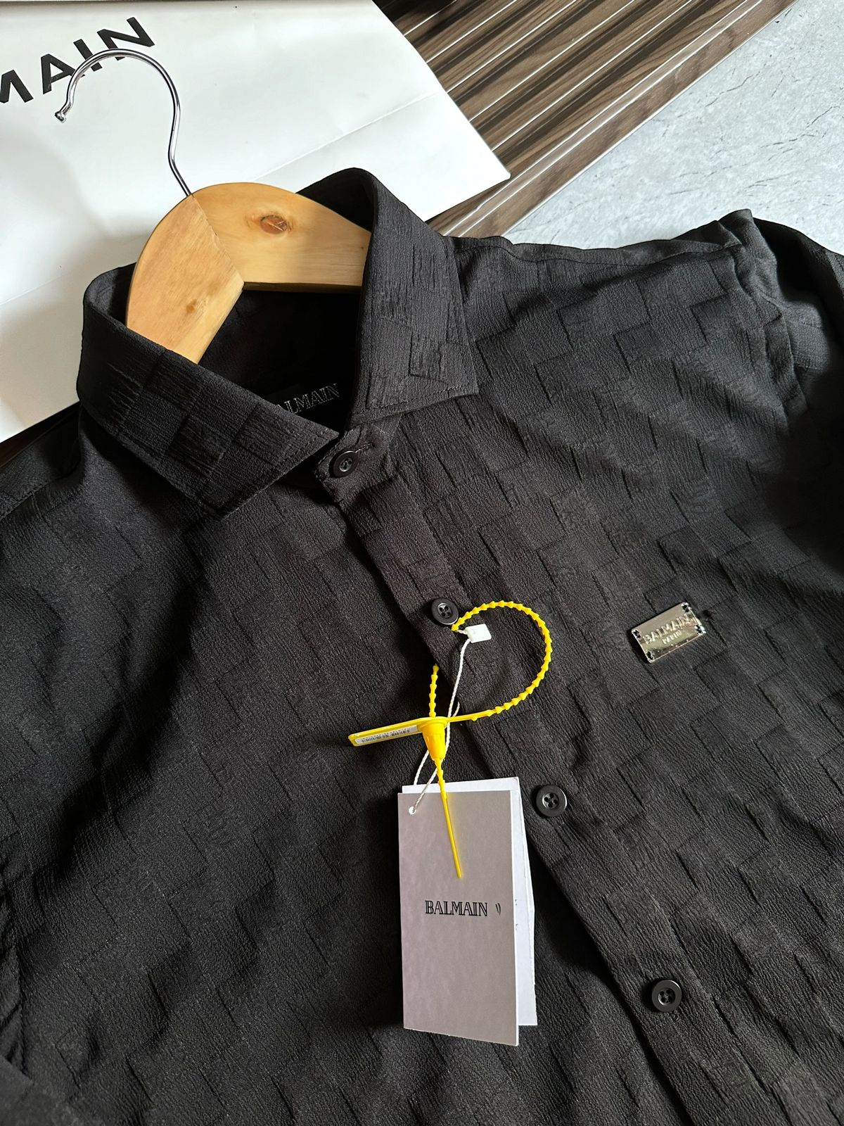 Embossed Pattern Shirts For Men