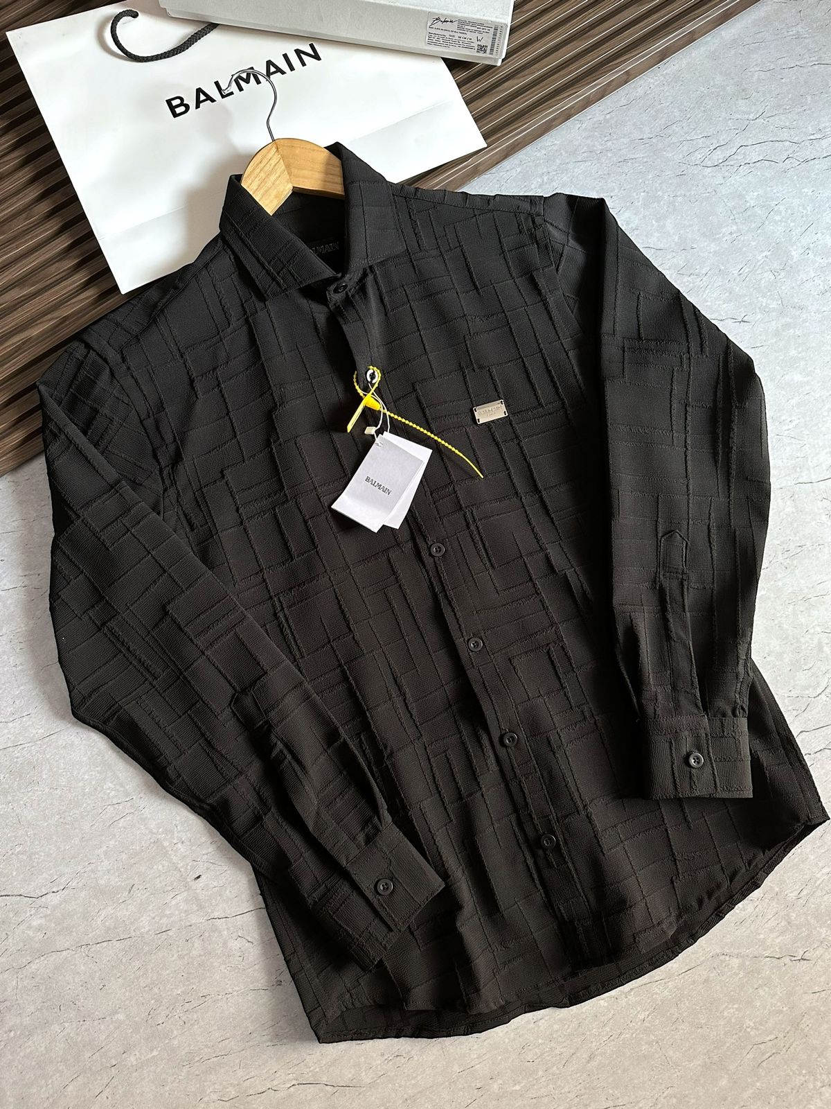Embossed Pattern Shirts For Men