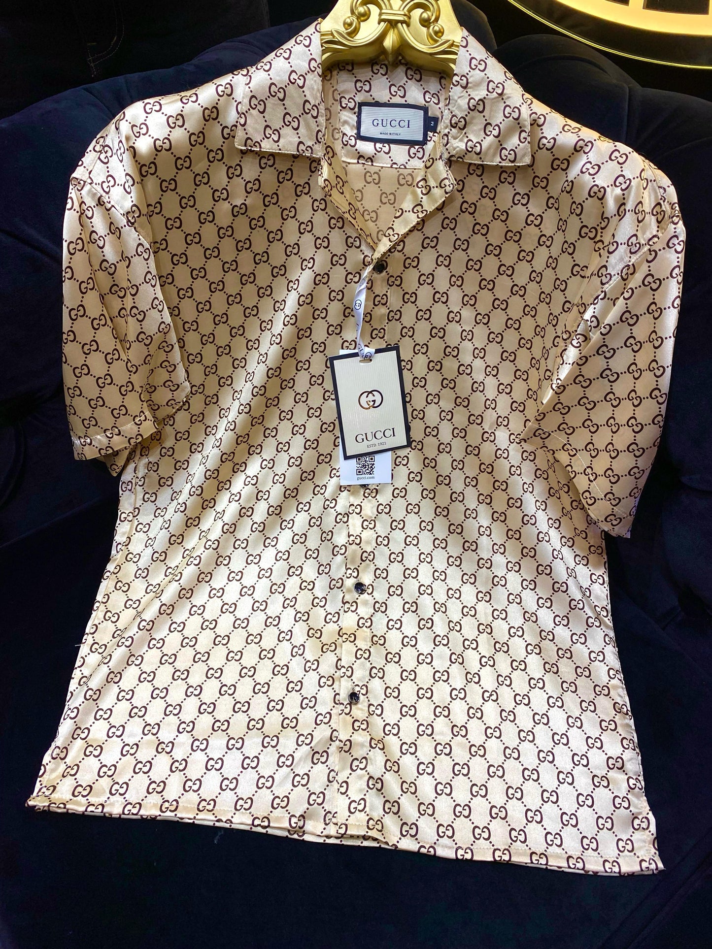 LUXURY DROP SHOULDER CUBAN COLLAR SHIRTS