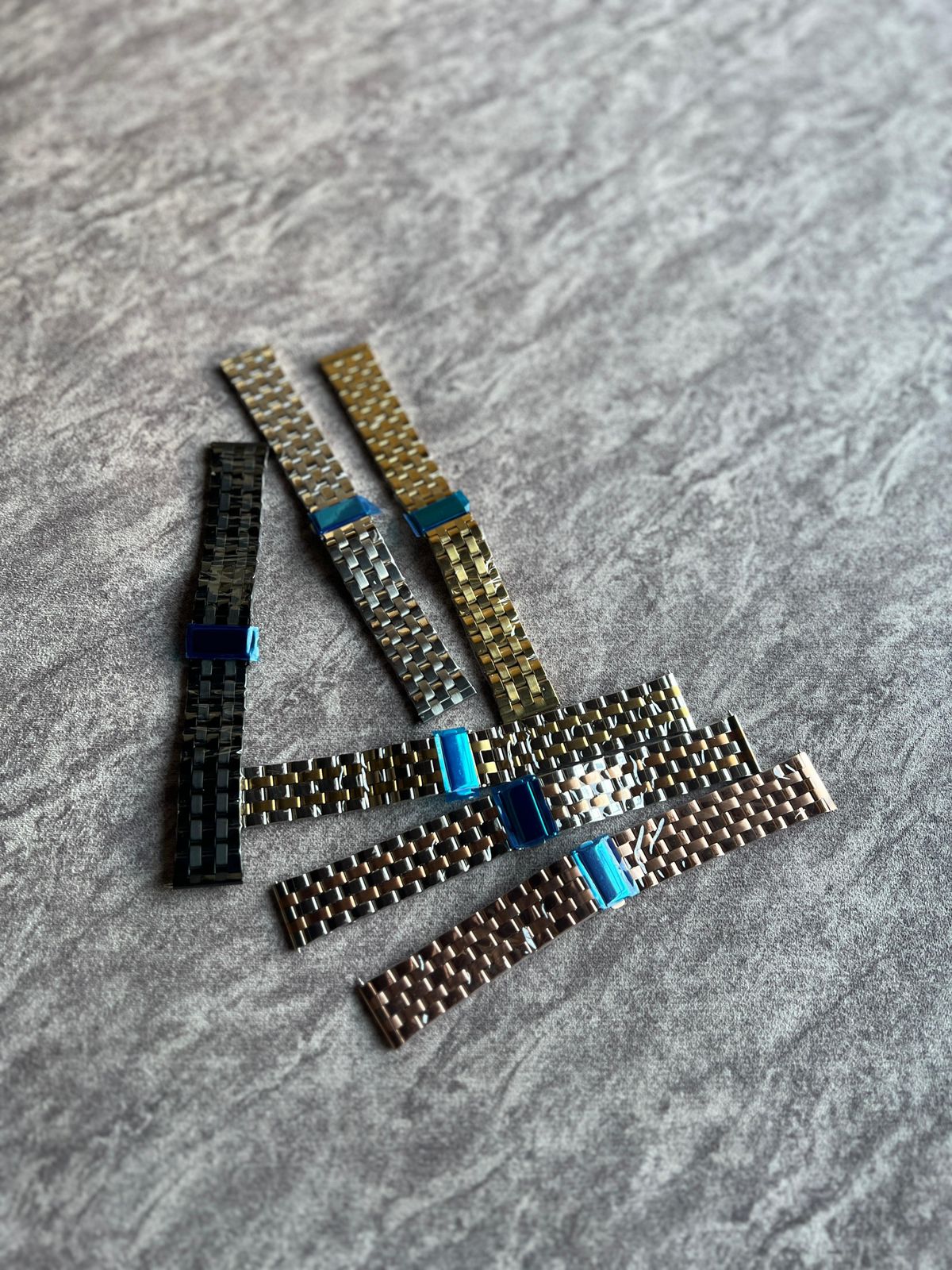 Luxury Stainless Steel Double Color Watch Strap Compatible With Apple iWatch and Android Watch